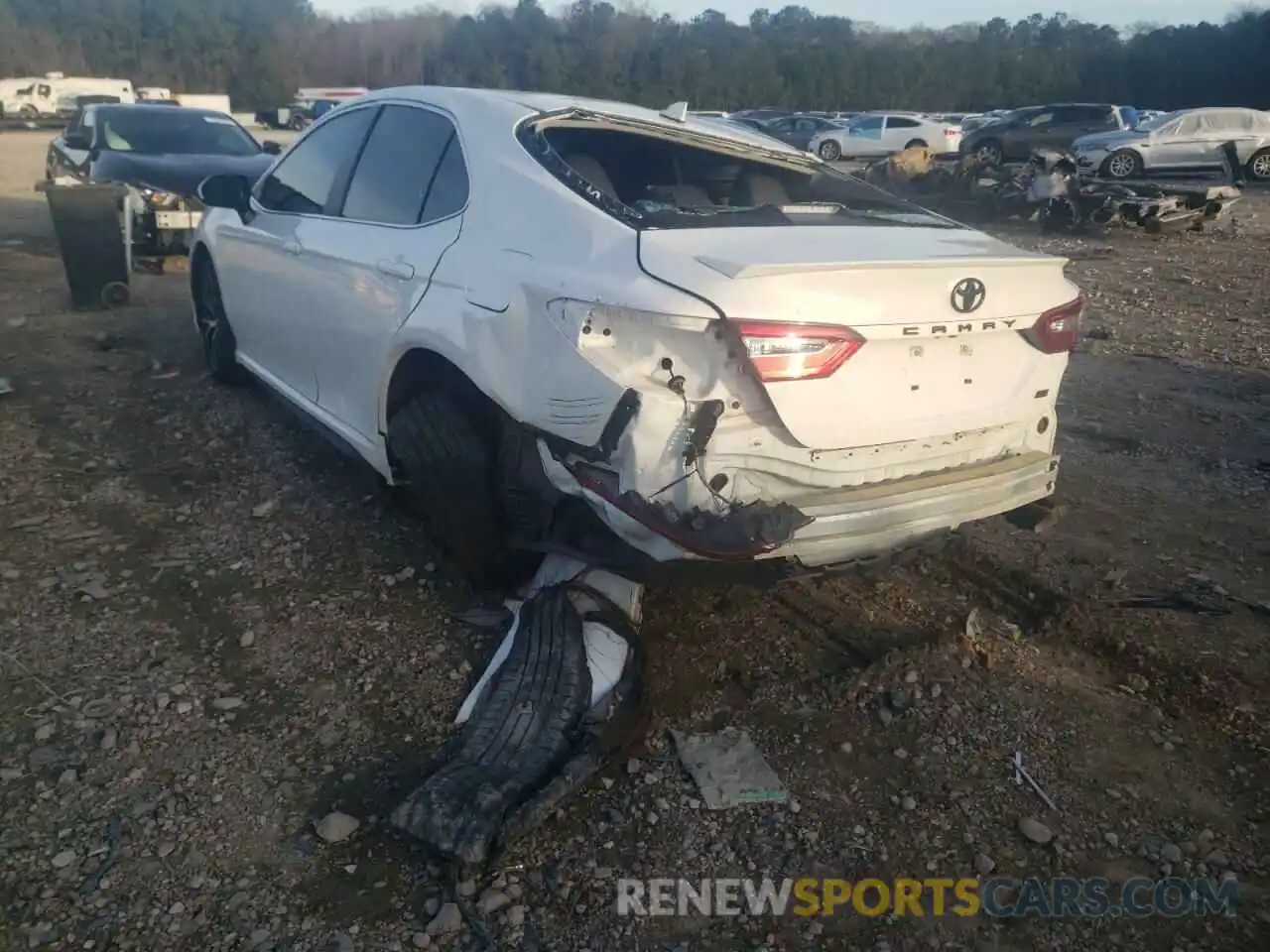 3 Photograph of a damaged car 4T1B11HK6KU850658 TOYOTA CAMRY 2019