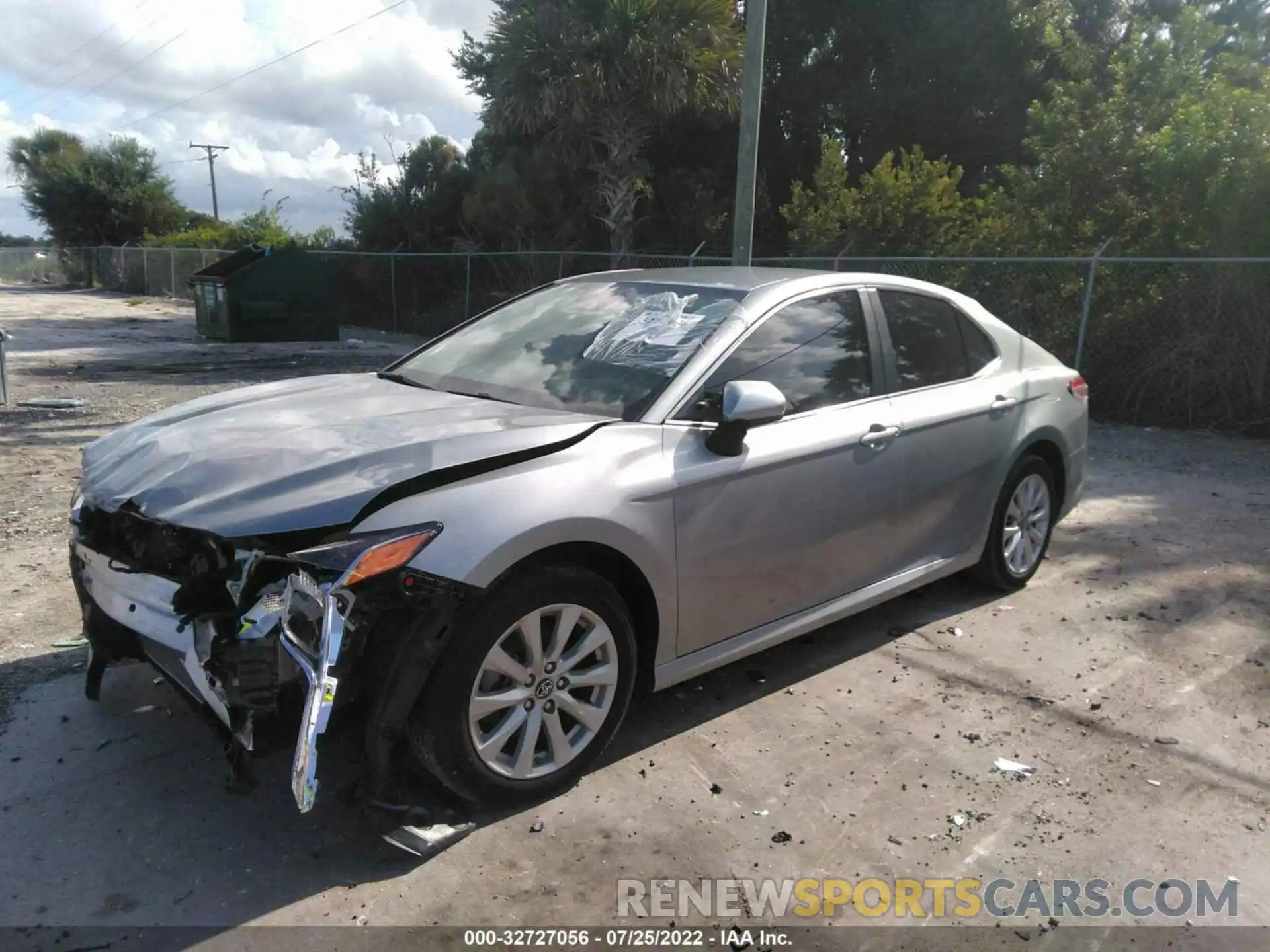 2 Photograph of a damaged car 4T1B11HK6KU855018 TOYOTA CAMRY 2019