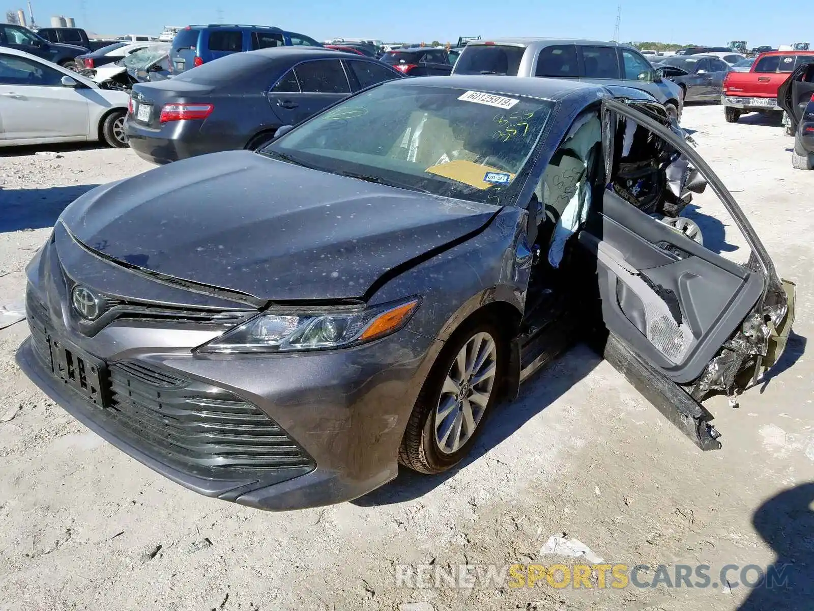 2 Photograph of a damaged car 4T1B11HK6KU855357 TOYOTA CAMRY 2019