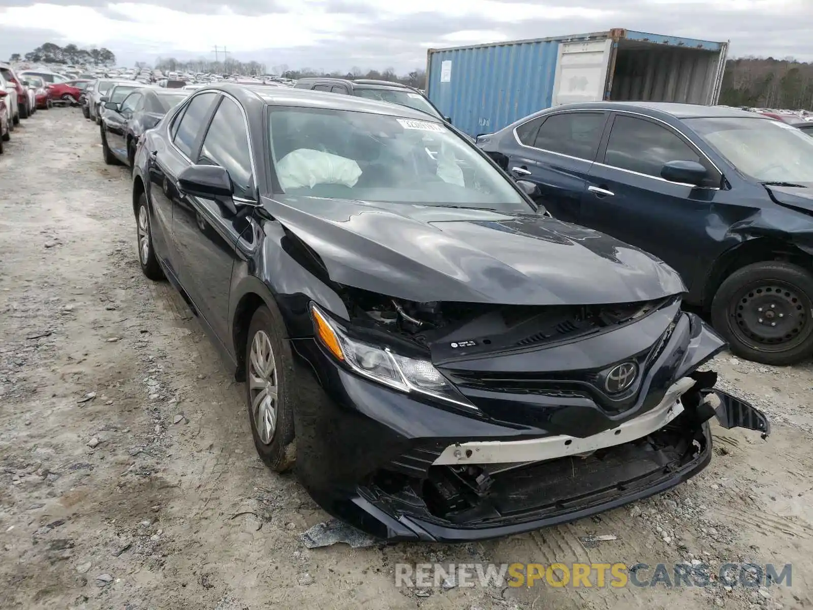 1 Photograph of a damaged car 4T1B11HK6KU855469 TOYOTA CAMRY 2019