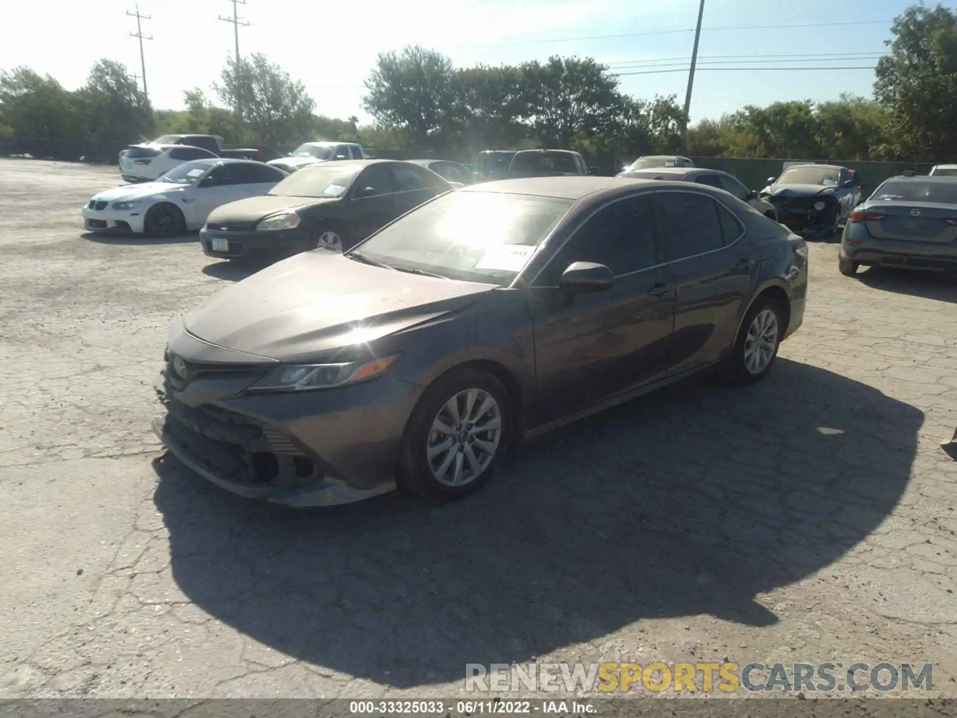 2 Photograph of a damaged car 4T1B11HK6KU855570 TOYOTA CAMRY 2019