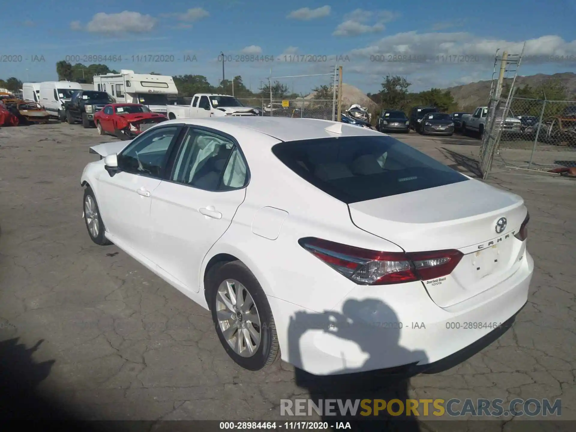 3 Photograph of a damaged car 4T1B11HK6KU856752 TOYOTA CAMRY 2019