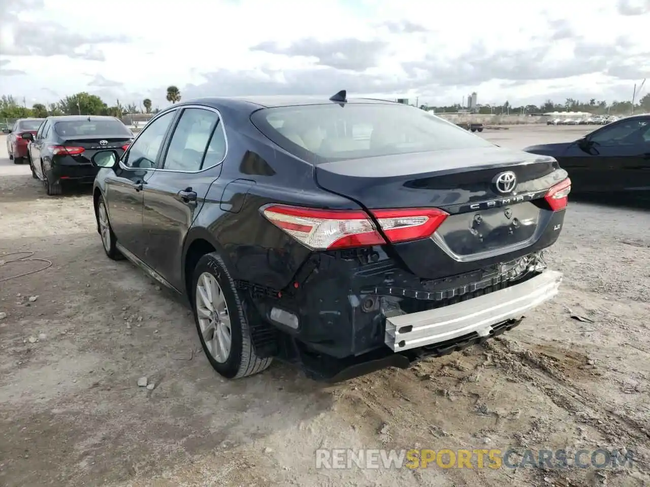 3 Photograph of a damaged car 4T1B11HK6KU856766 TOYOTA CAMRY 2019