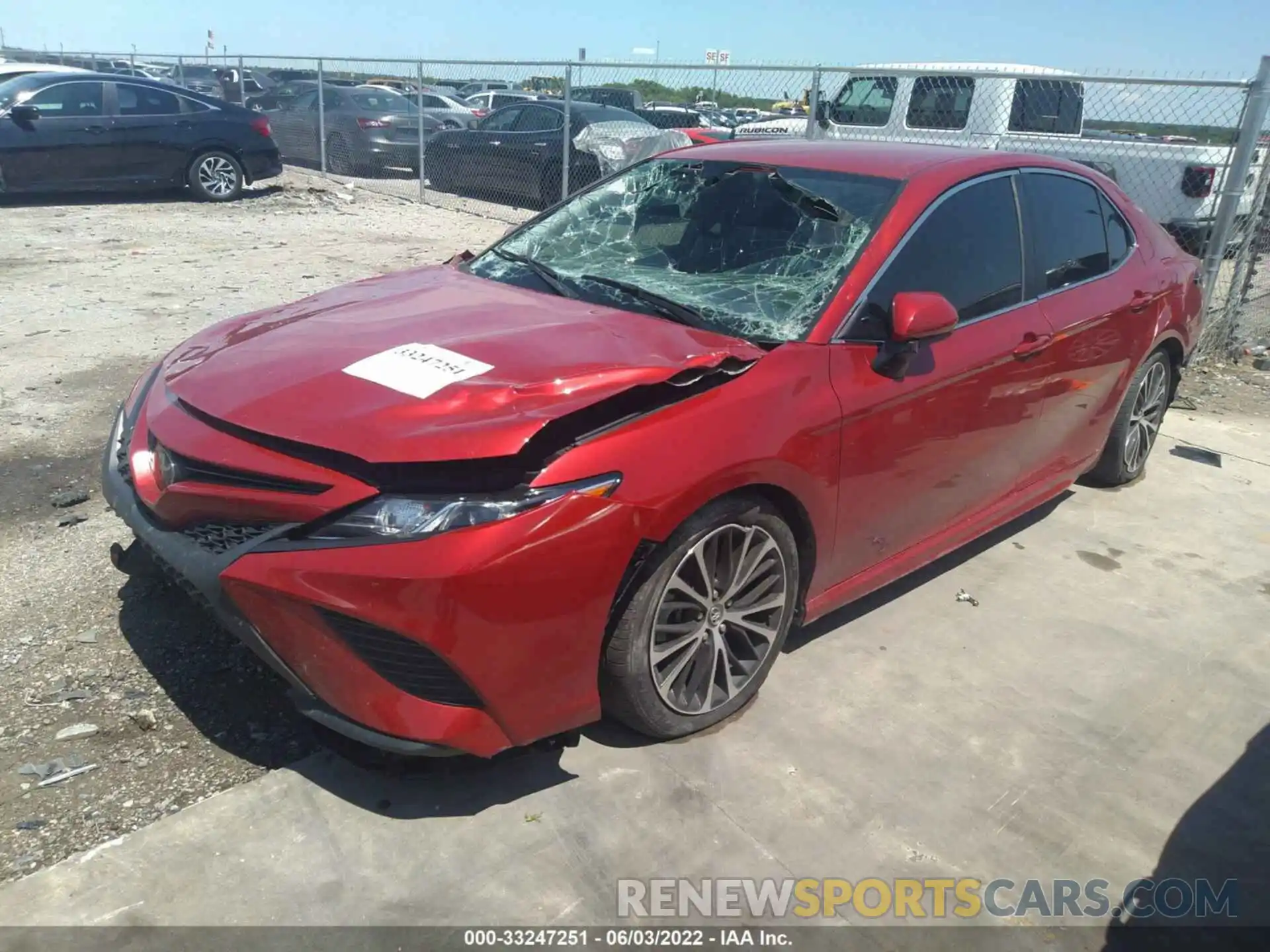 2 Photograph of a damaged car 4T1B11HK7KU159932 TOYOTA CAMRY 2019