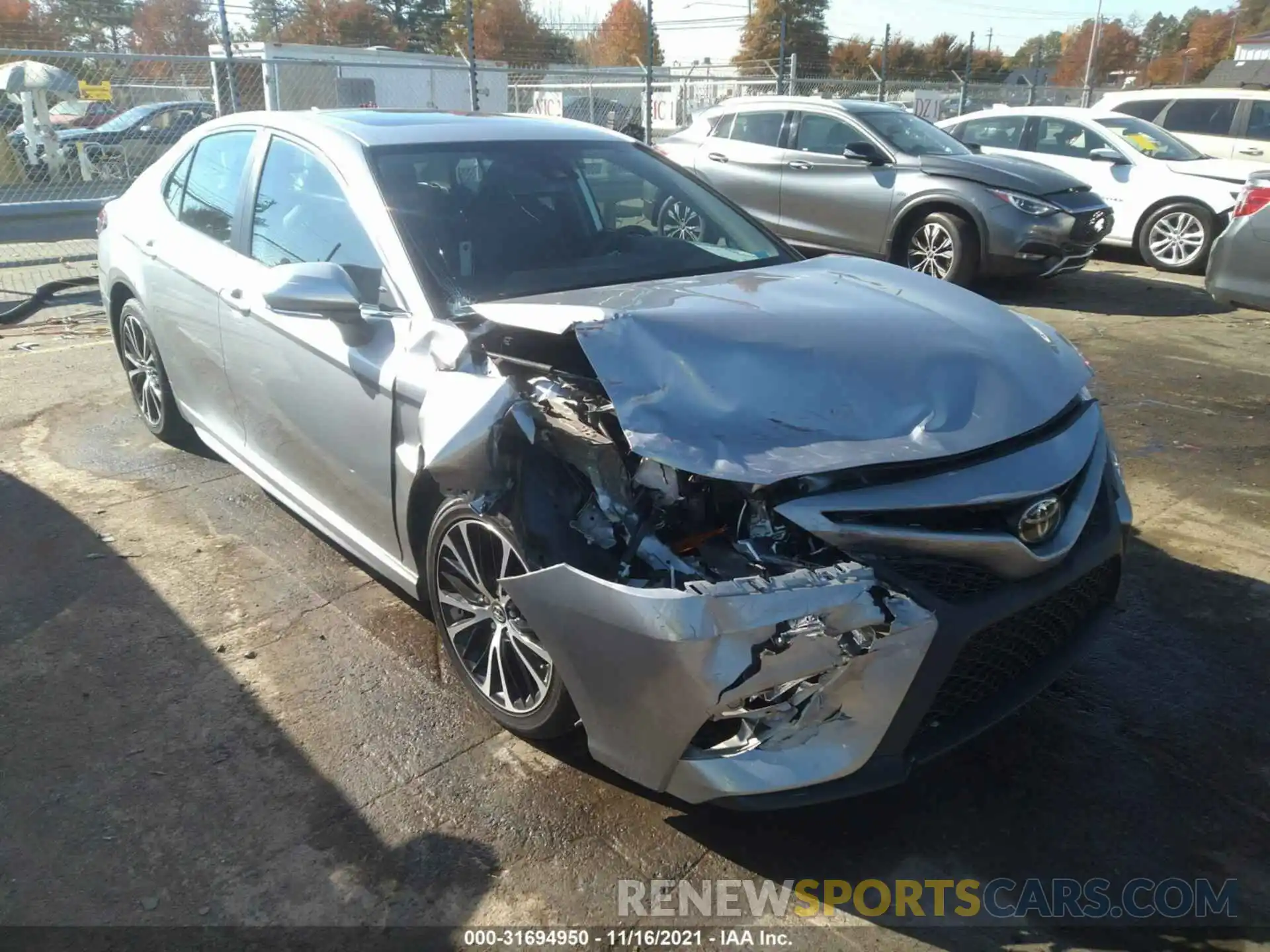 1 Photograph of a damaged car 4T1B11HK7KU159977 TOYOTA CAMRY 2019