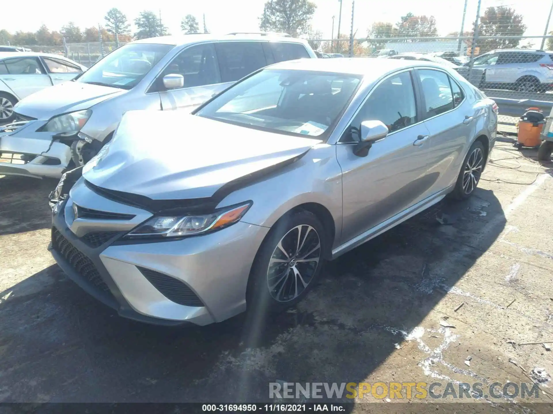 2 Photograph of a damaged car 4T1B11HK7KU159977 TOYOTA CAMRY 2019