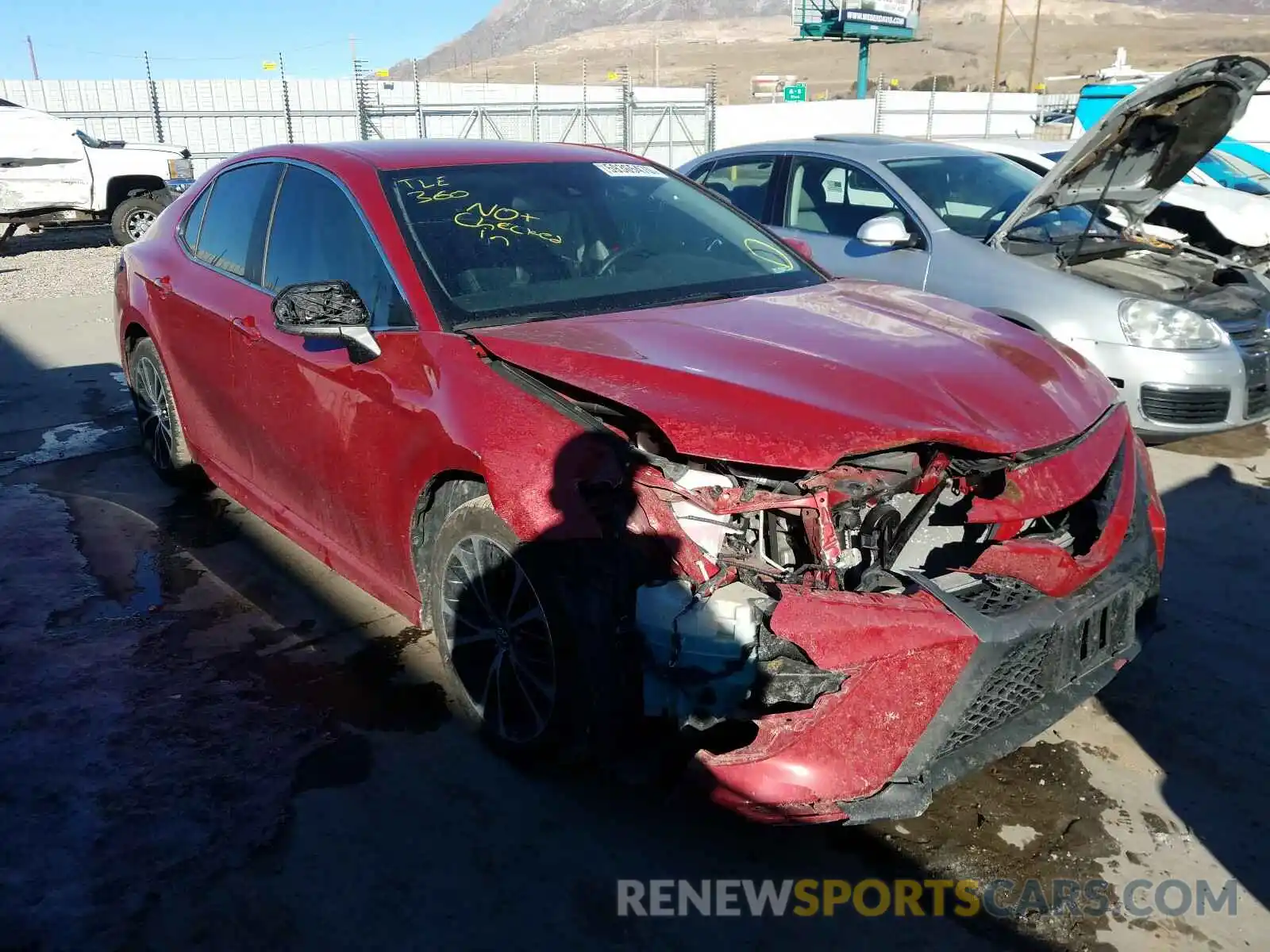 1 Photograph of a damaged car 4T1B11HK7KU162569 TOYOTA CAMRY 2019