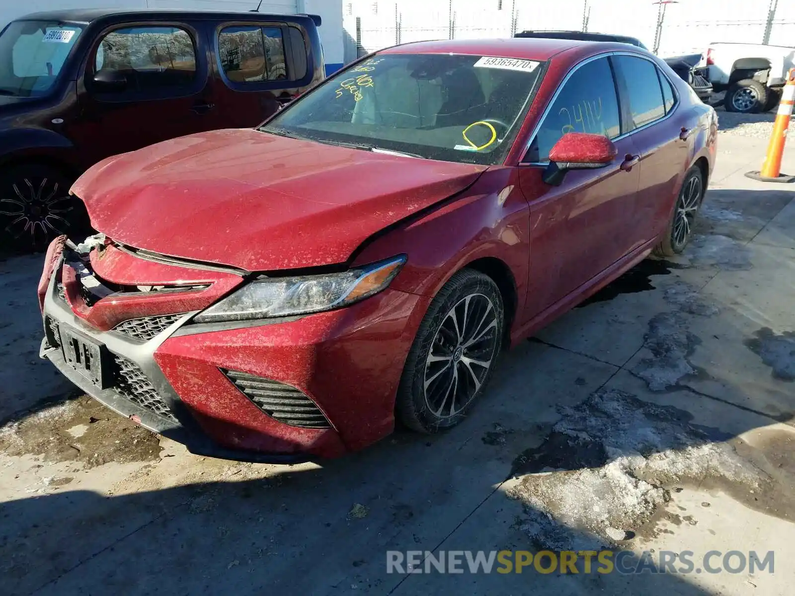 2 Photograph of a damaged car 4T1B11HK7KU162569 TOYOTA CAMRY 2019