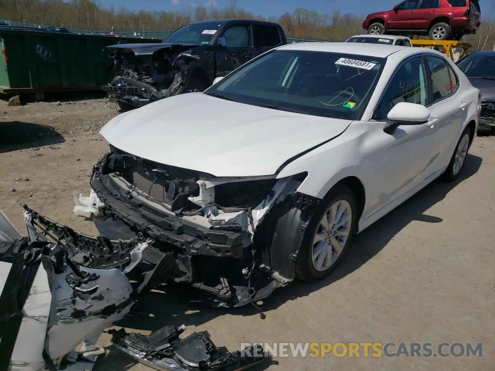 2 Photograph of a damaged car 4T1B11HK7KU162751 TOYOTA CAMRY 2019