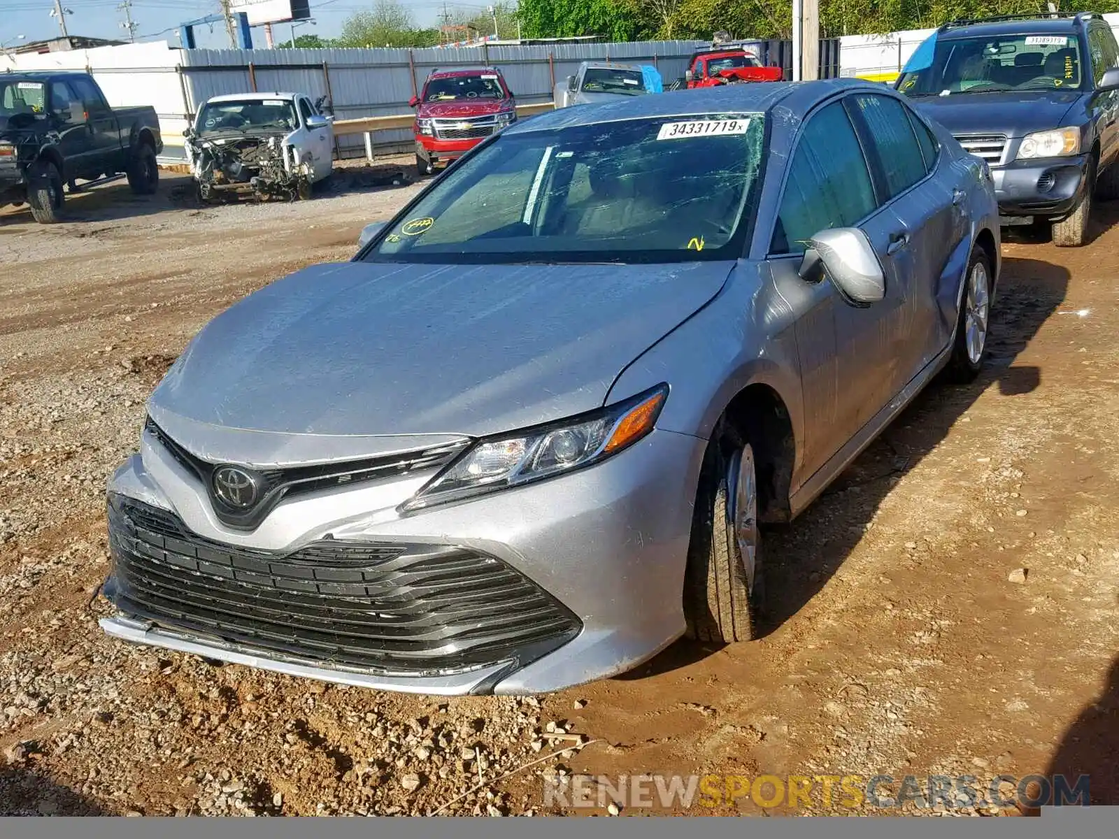 2 Photograph of a damaged car 4T1B11HK7KU163012 TOYOTA CAMRY 2019