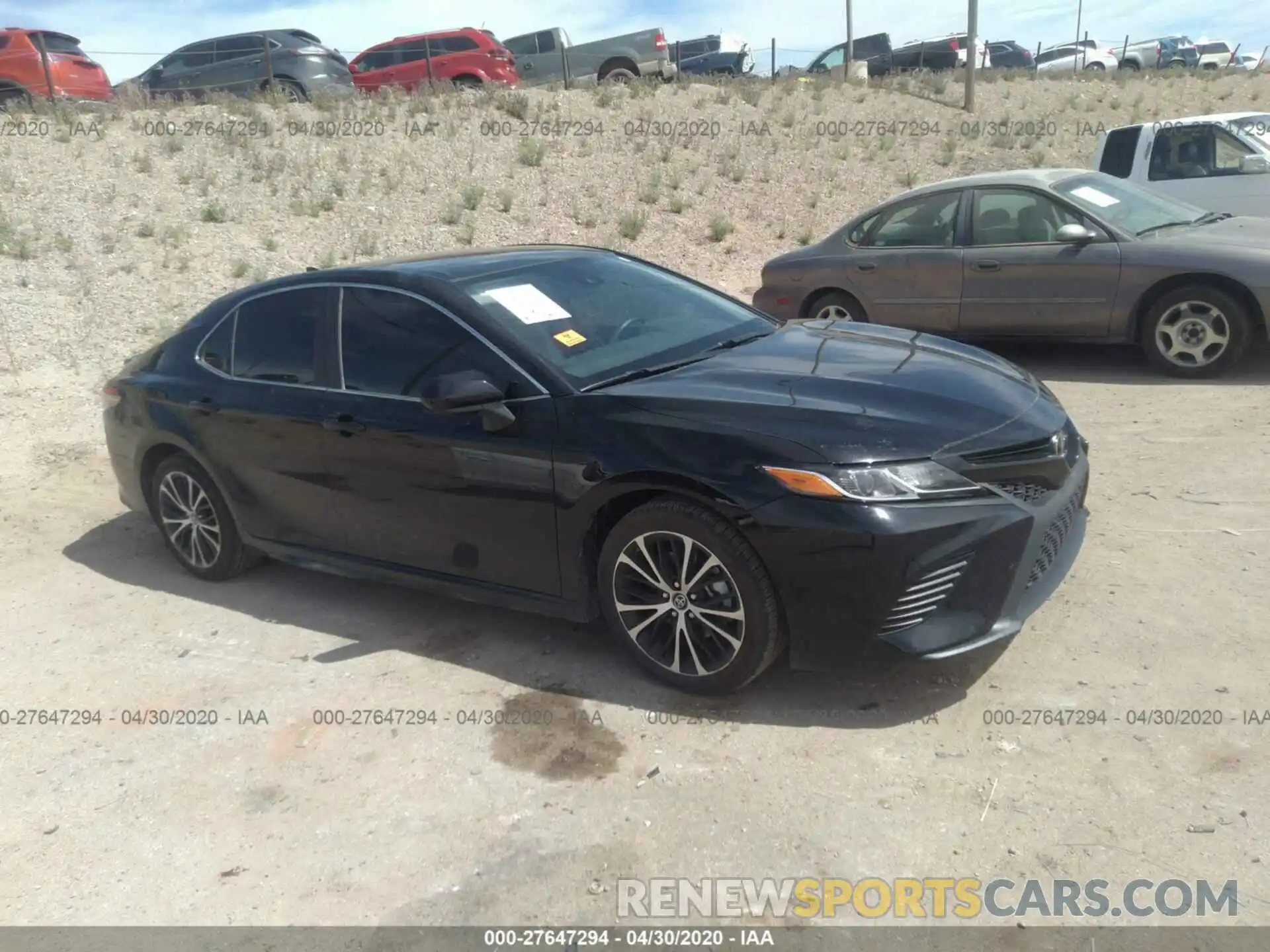 1 Photograph of a damaged car 4T1B11HK7KU163625 TOYOTA CAMRY 2019