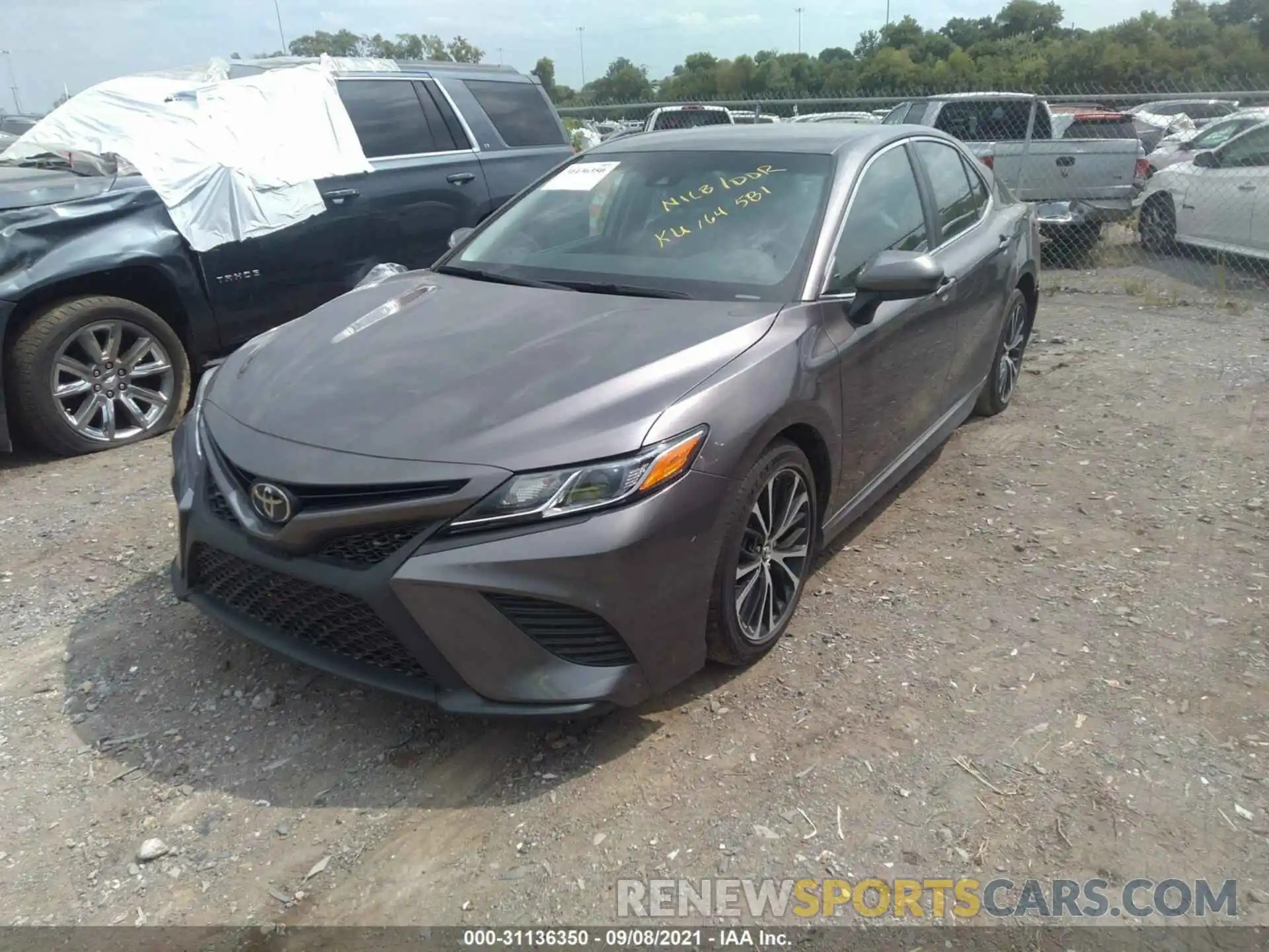 2 Photograph of a damaged car 4T1B11HK7KU164581 TOYOTA CAMRY 2019