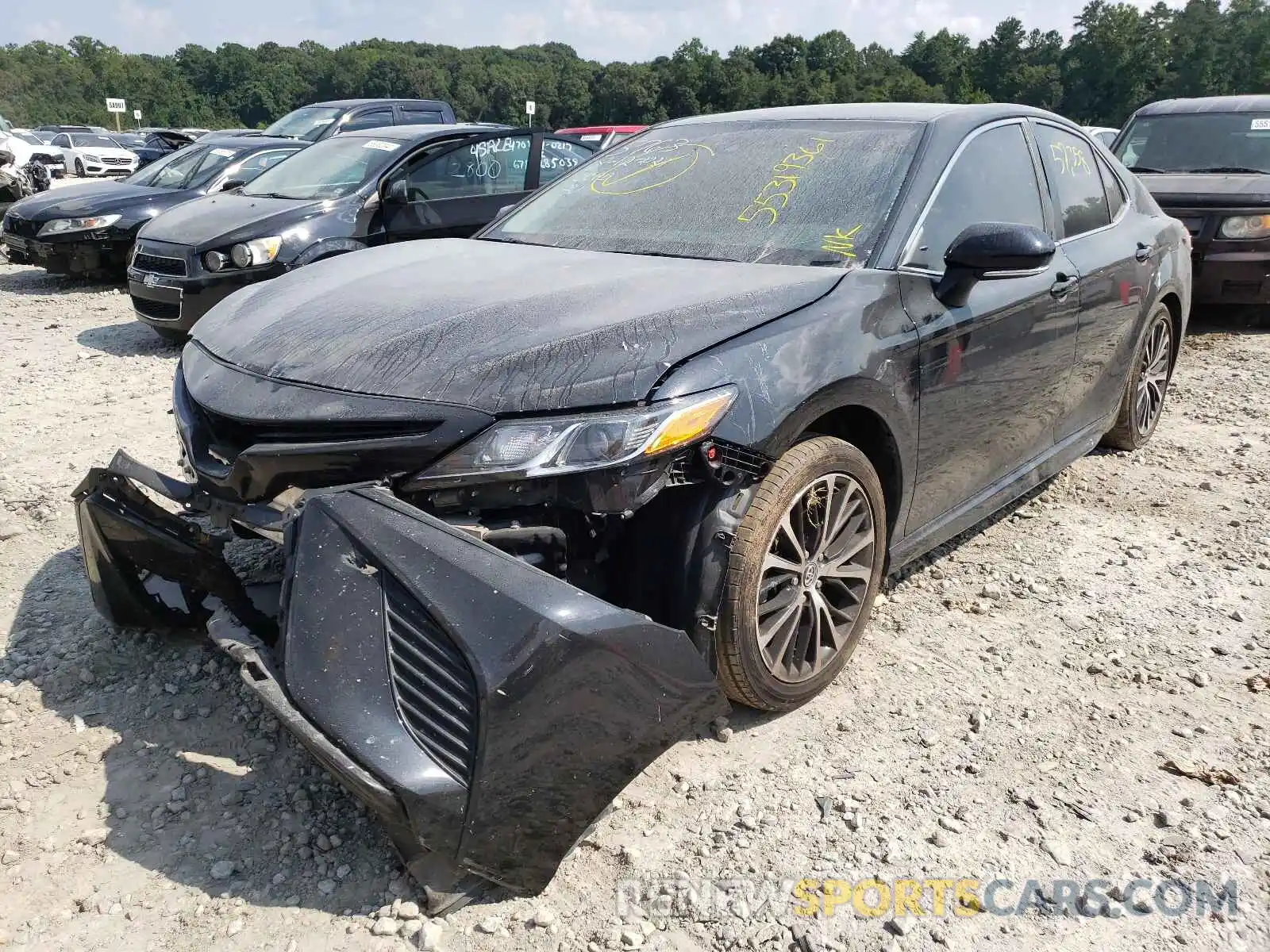 2 Photograph of a damaged car 4T1B11HK7KU165763 TOYOTA CAMRY 2019