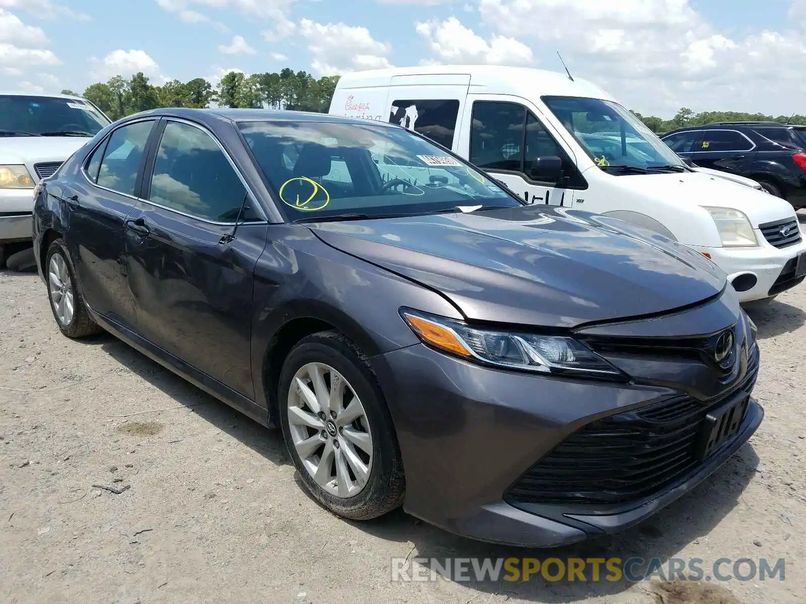 1 Photograph of a damaged car 4T1B11HK7KU167139 TOYOTA CAMRY 2019