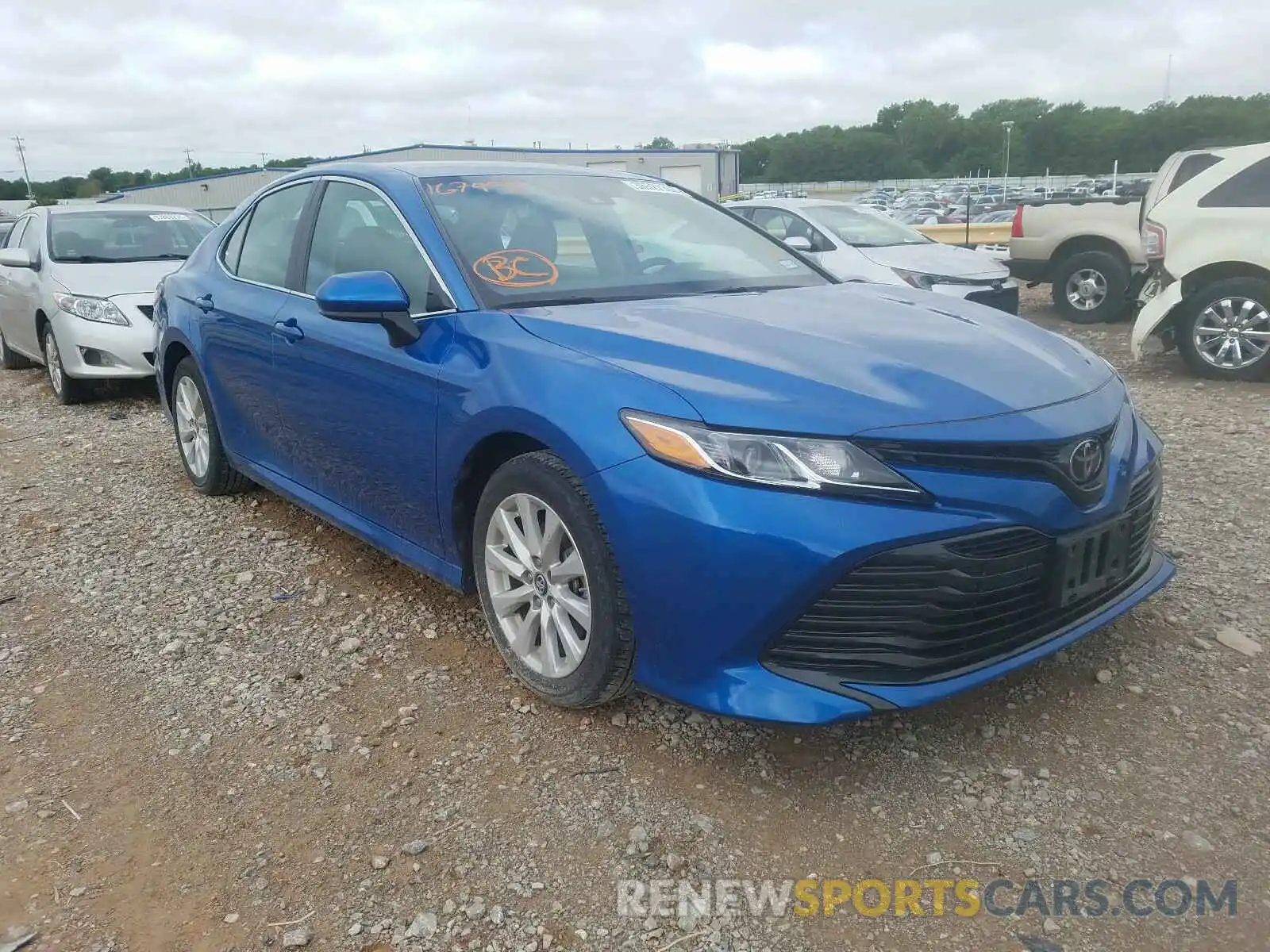 1 Photograph of a damaged car 4T1B11HK7KU167495 TOYOTA CAMRY 2019