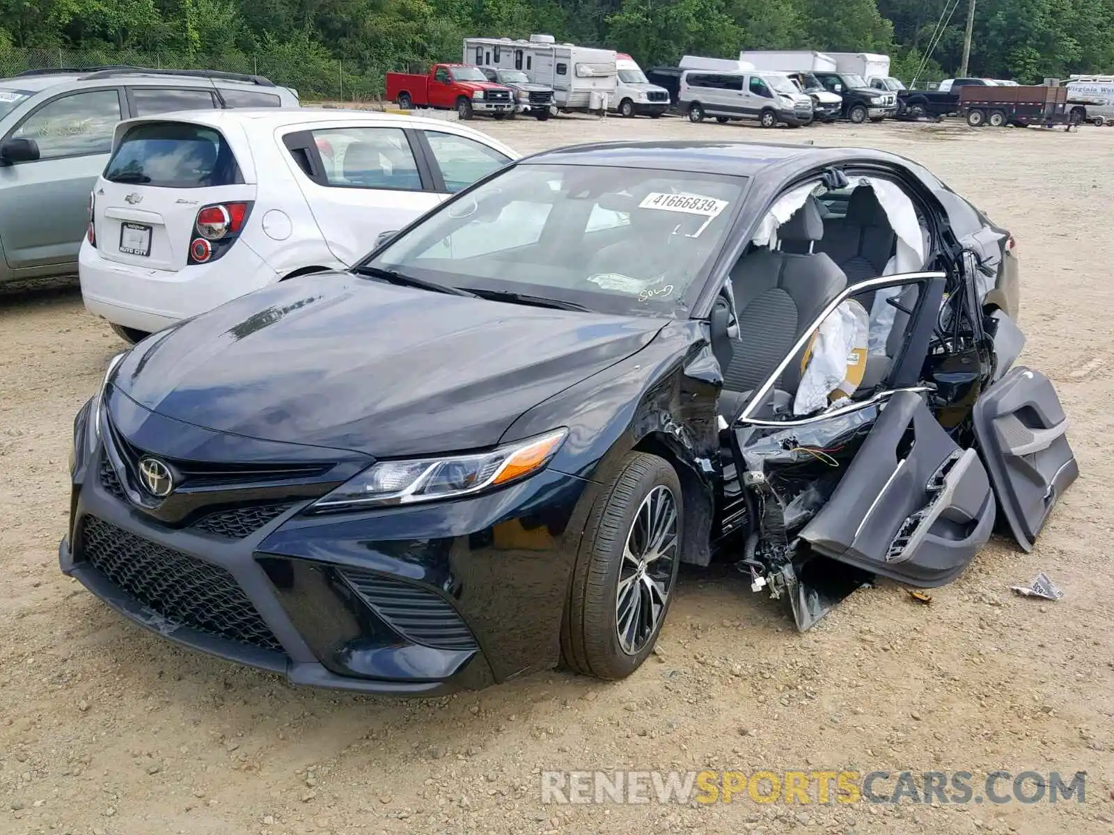 2 Photograph of a damaged car 4T1B11HK7KU168663 TOYOTA CAMRY 2019