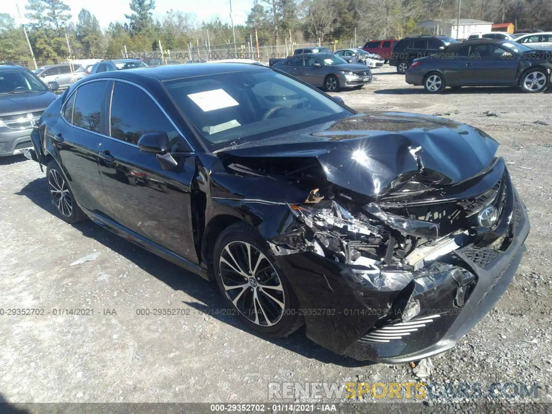 1 Photograph of a damaged car 4T1B11HK7KU169814 TOYOTA CAMRY 2019