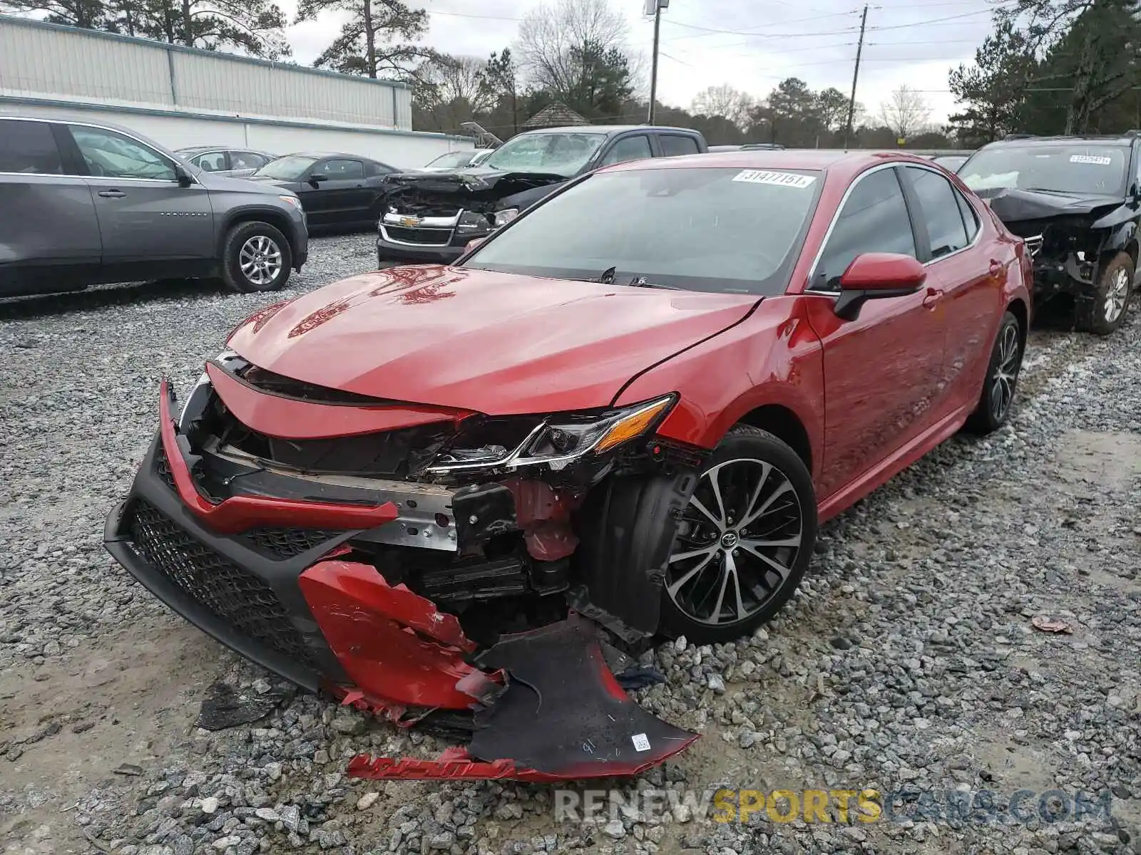 2 Photograph of a damaged car 4T1B11HK7KU170042 TOYOTA CAMRY 2019