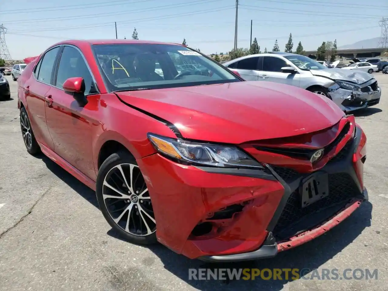 1 Photograph of a damaged car 4T1B11HK7KU170638 TOYOTA CAMRY 2019