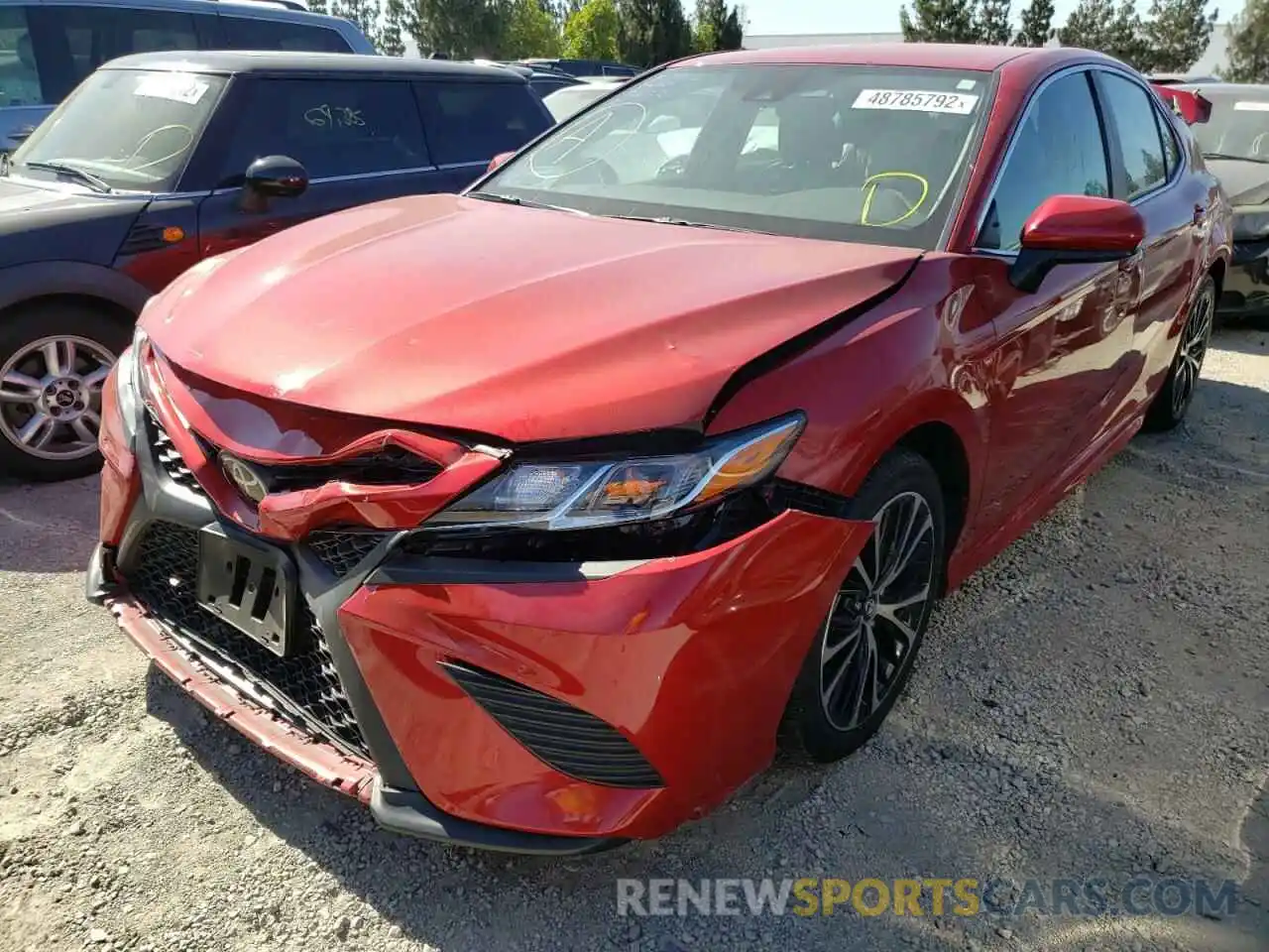 2 Photograph of a damaged car 4T1B11HK7KU170638 TOYOTA CAMRY 2019