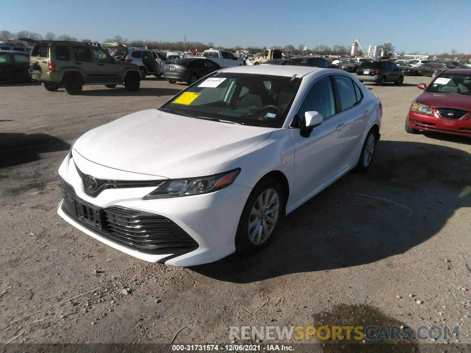 2 Photograph of a damaged car 4T1B11HK7KU170820 TOYOTA CAMRY 2019