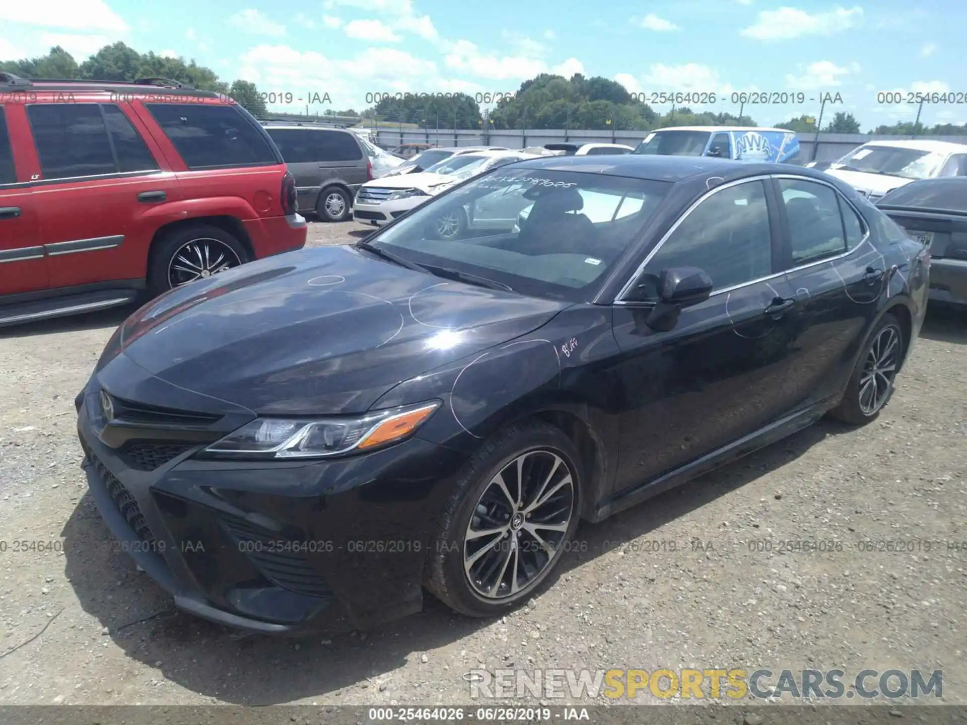 2 Photograph of a damaged car 4T1B11HK7KU171966 TOYOTA CAMRY 2019