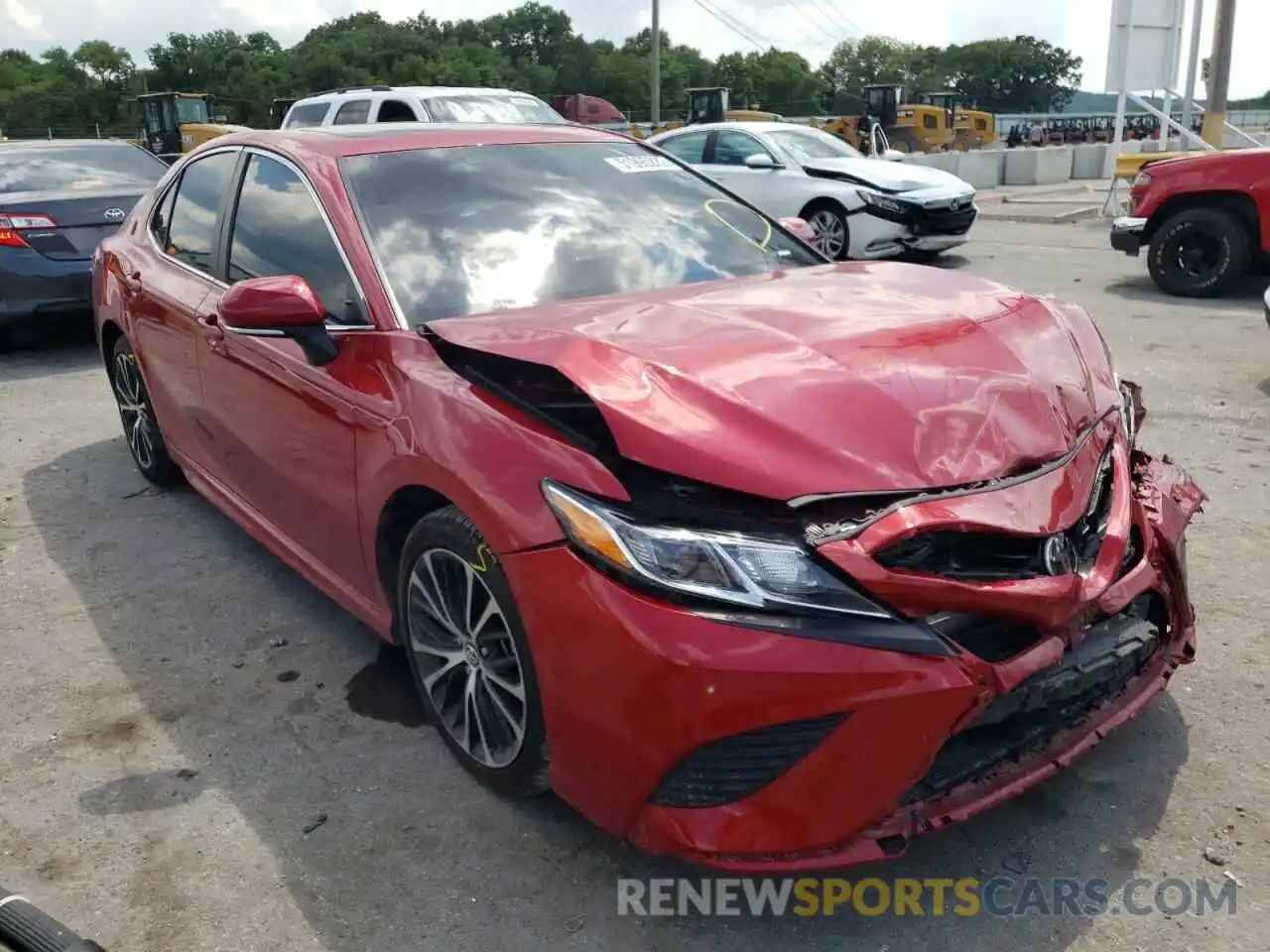 1 Photograph of a damaged car 4T1B11HK7KU172809 TOYOTA CAMRY 2019