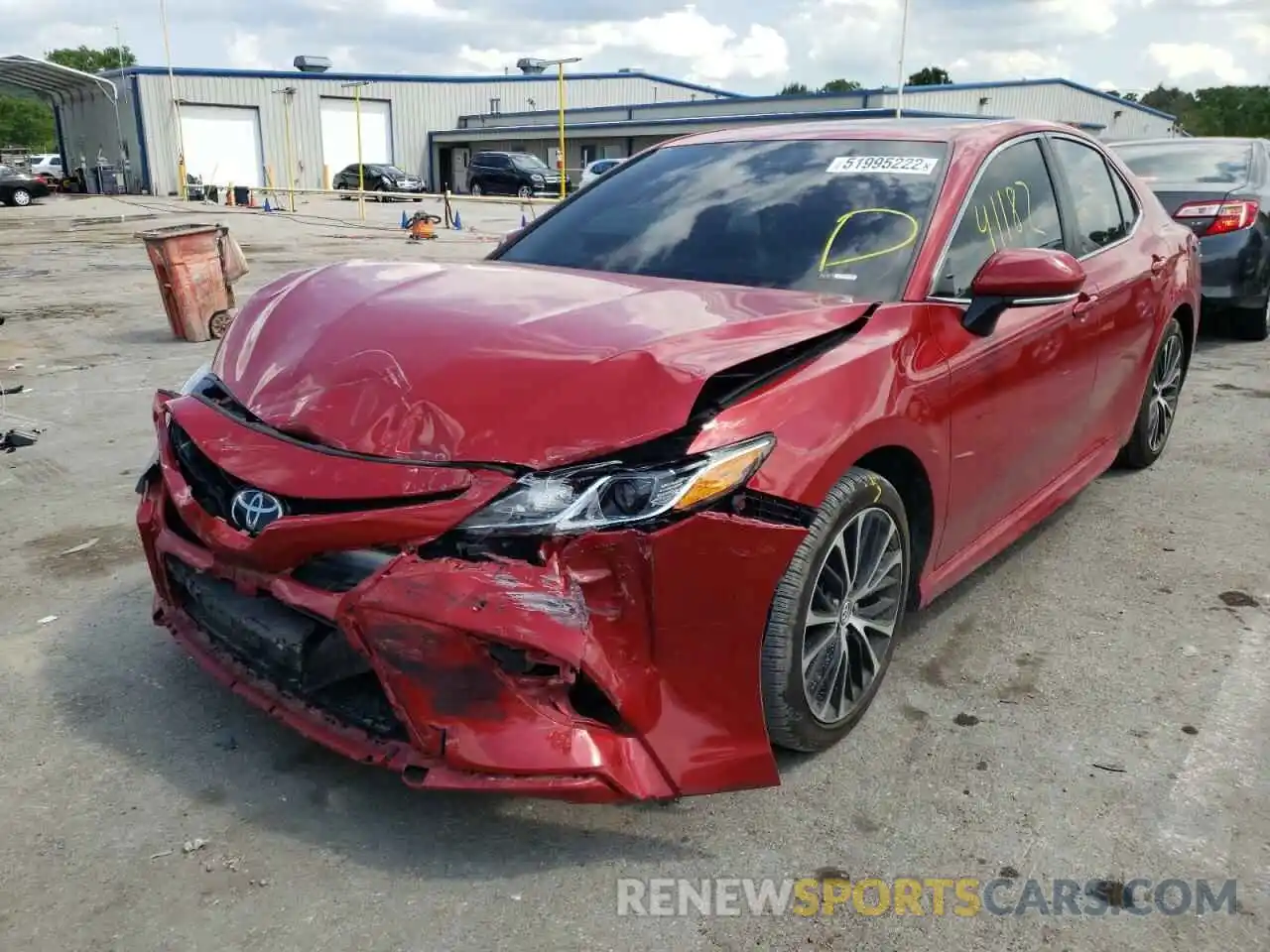 2 Photograph of a damaged car 4T1B11HK7KU172809 TOYOTA CAMRY 2019