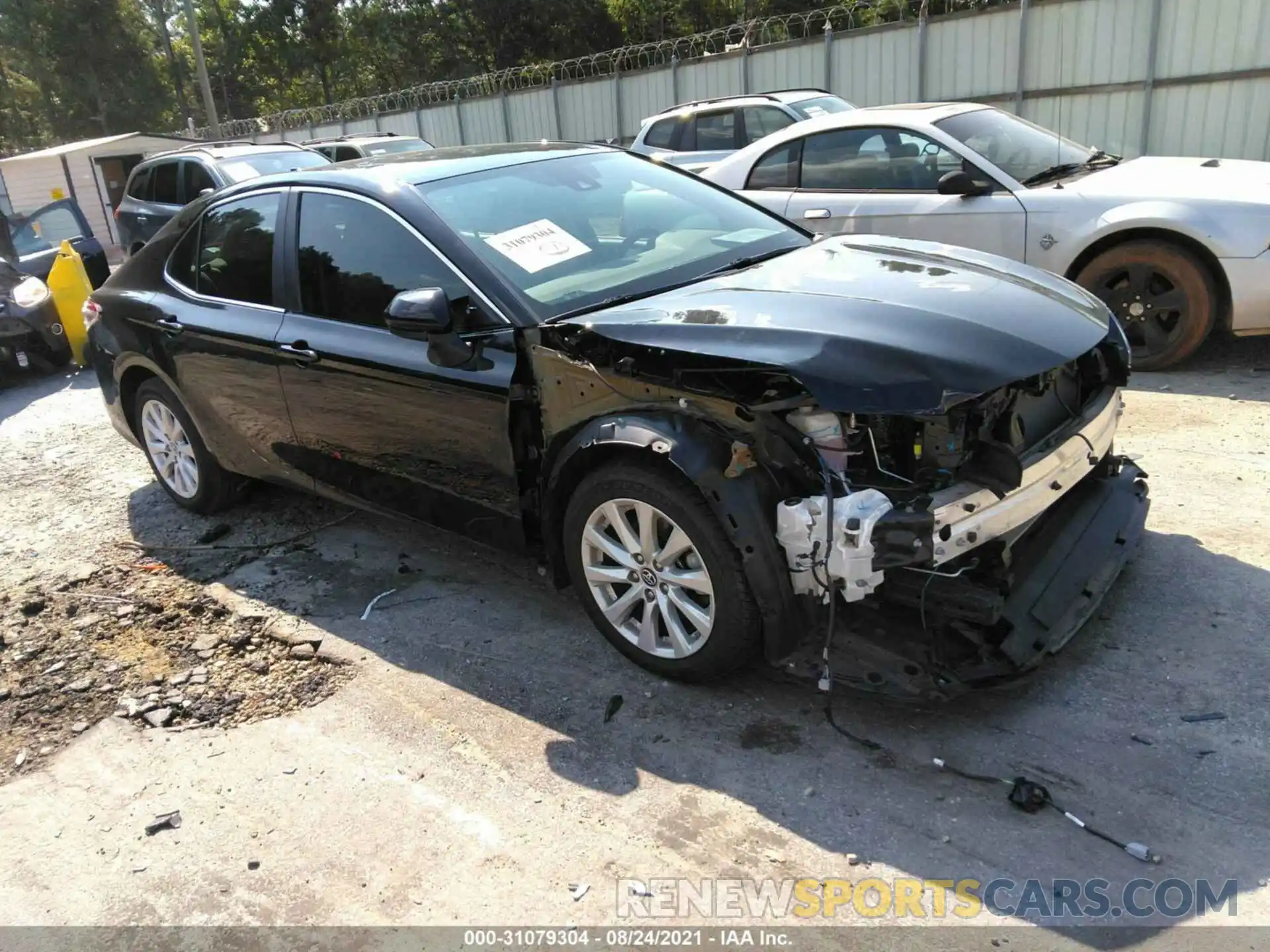 1 Photograph of a damaged car 4T1B11HK7KU173815 TOYOTA CAMRY 2019