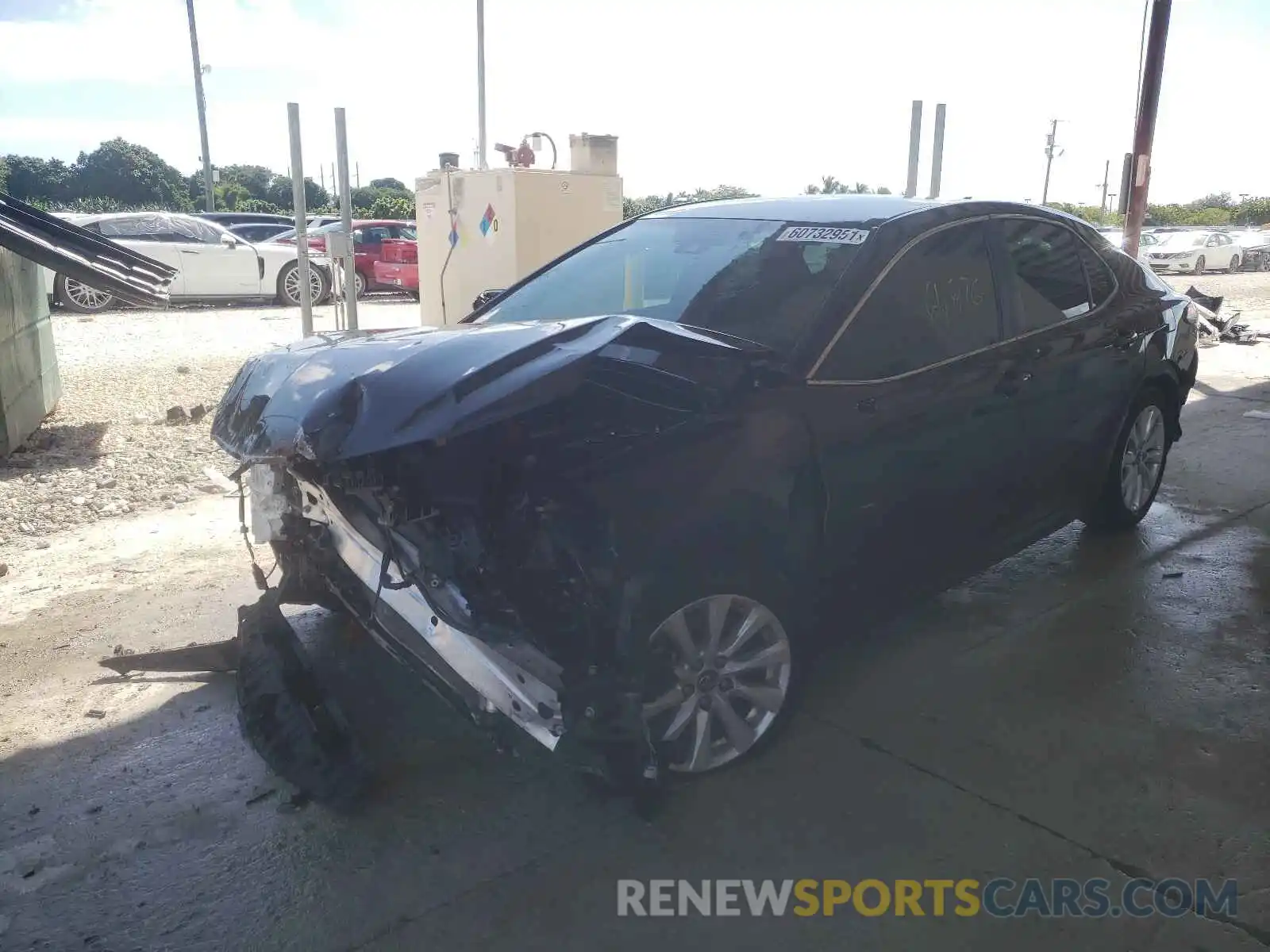 2 Photograph of a damaged car 4T1B11HK7KU174284 TOYOTA CAMRY 2019