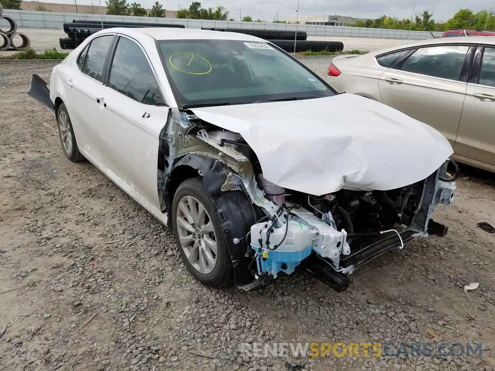 1 Photograph of a damaged car 4T1B11HK7KU175354 TOYOTA CAMRY 2019