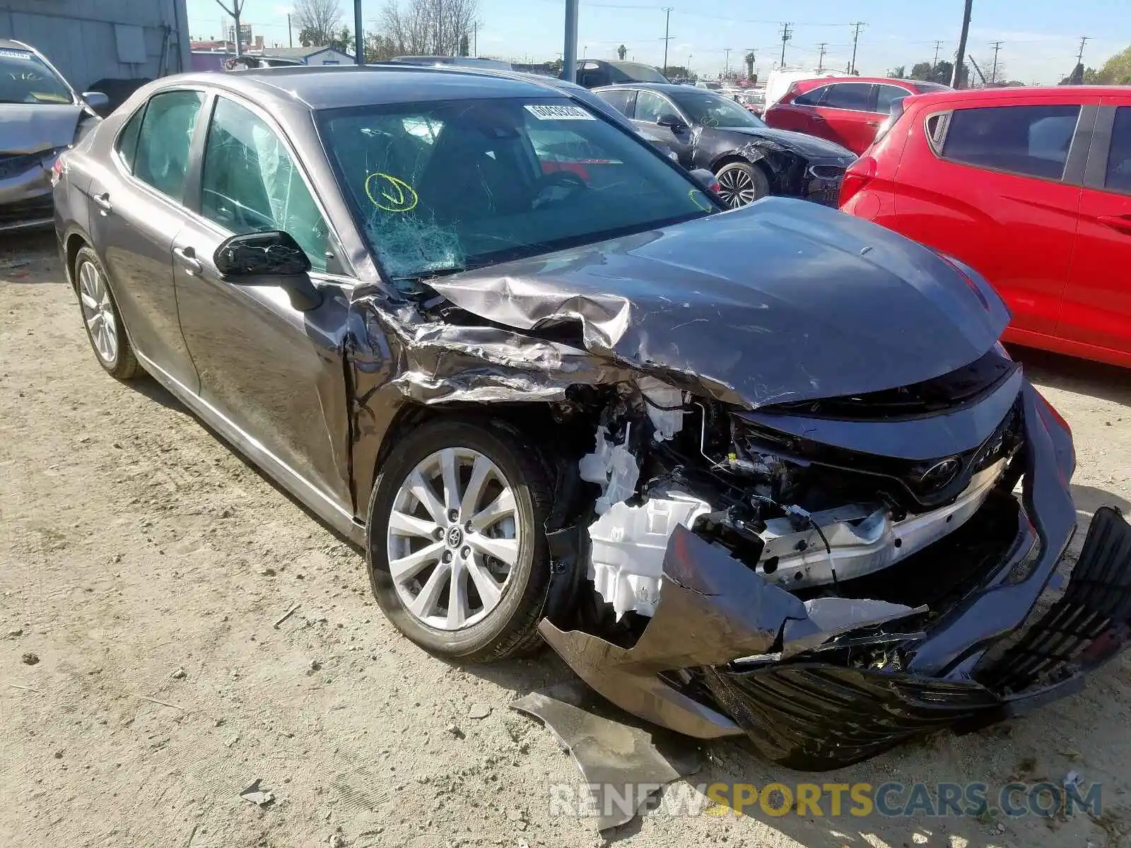 1 Photograph of a damaged car 4T1B11HK7KU177167 TOYOTA CAMRY 2019