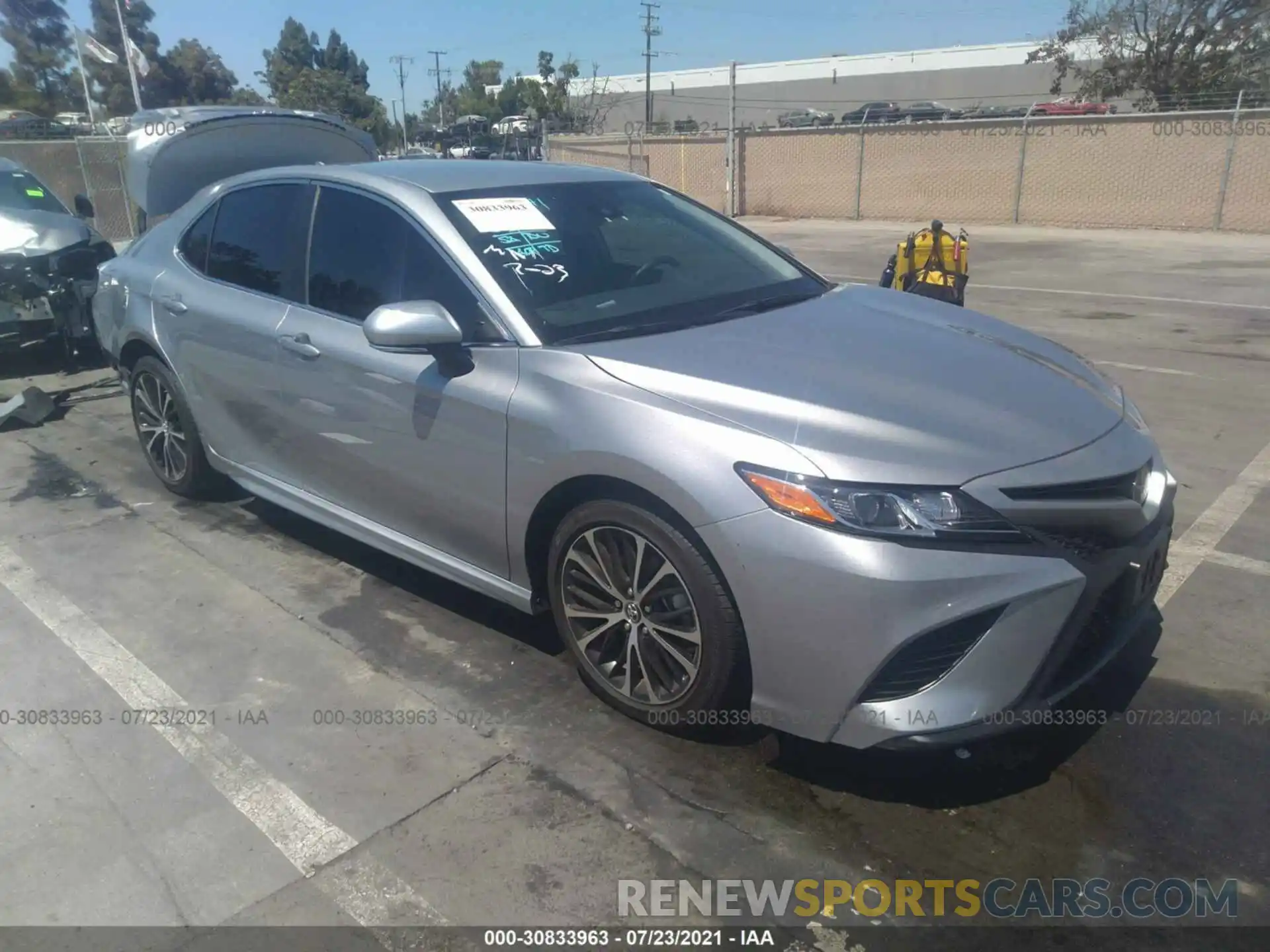 1 Photograph of a damaged car 4T1B11HK7KU179839 TOYOTA CAMRY 2019