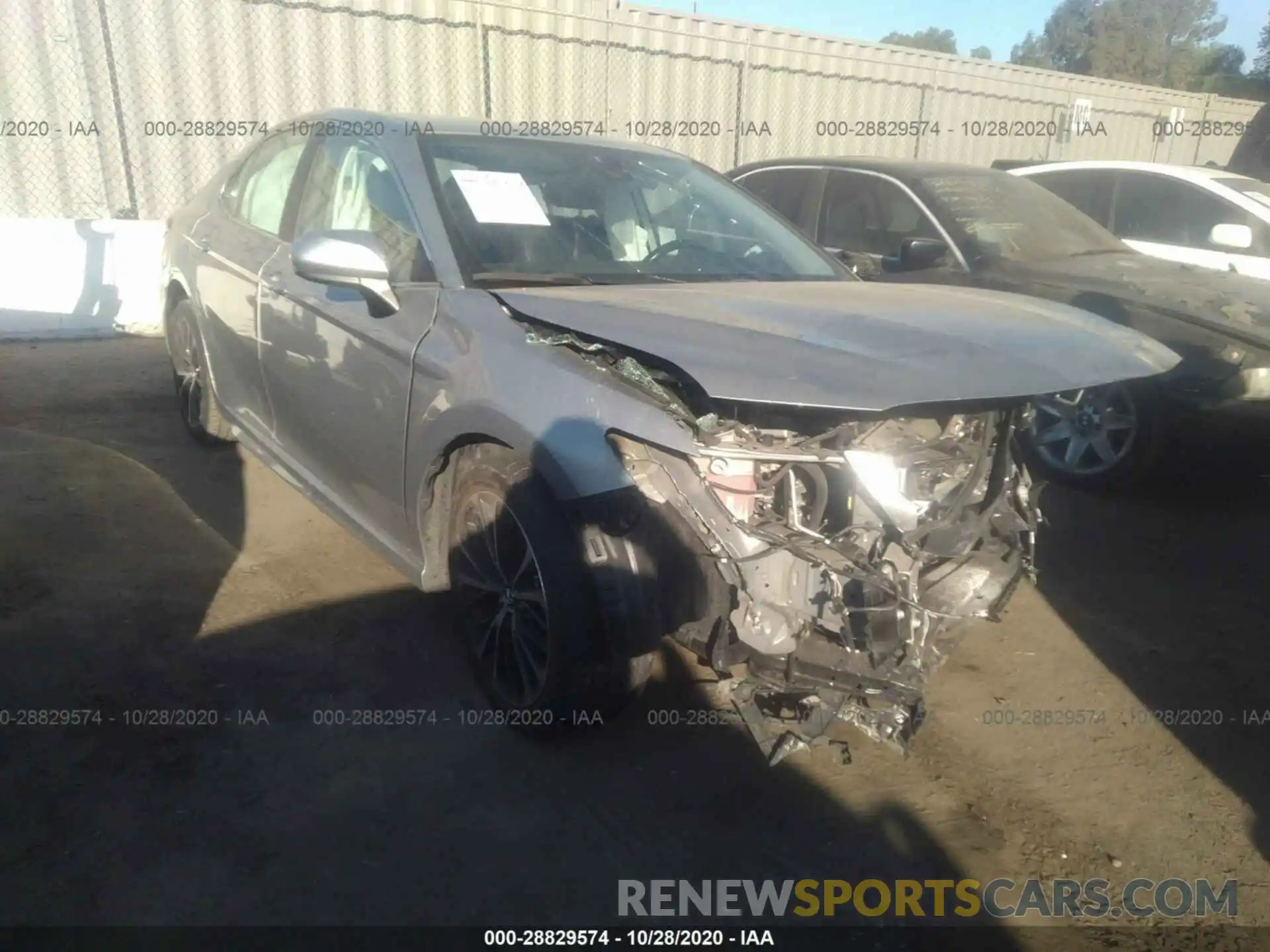 1 Photograph of a damaged car 4T1B11HK7KU180294 TOYOTA CAMRY 2019