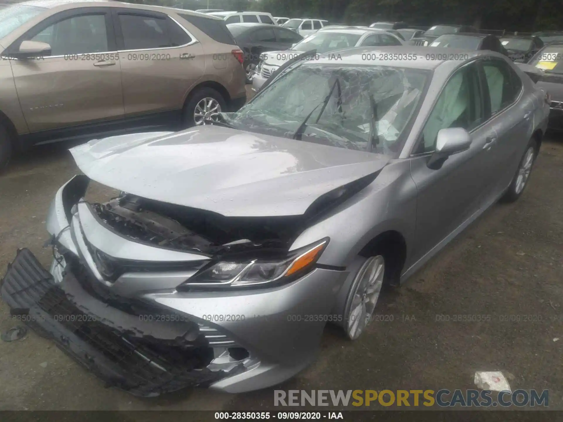 2 Photograph of a damaged car 4T1B11HK7KU183745 TOYOTA CAMRY 2019