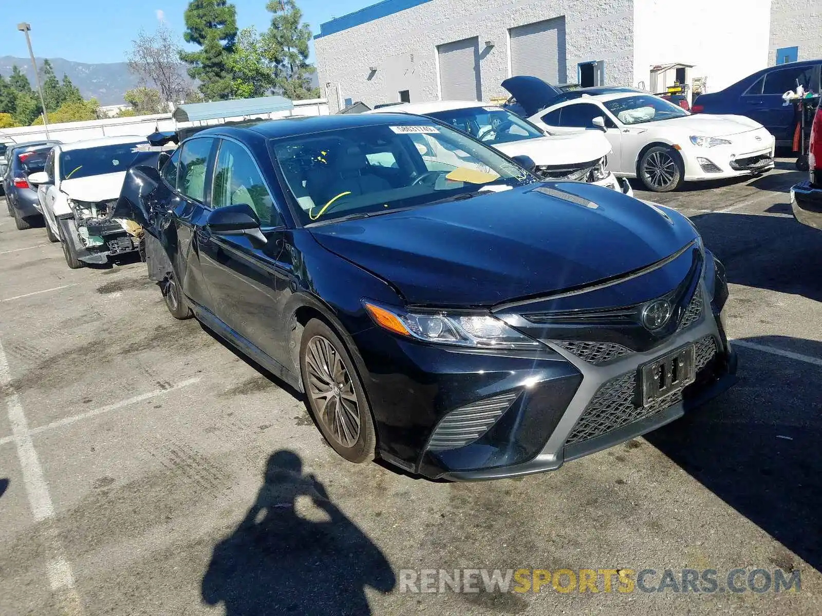 1 Photograph of a damaged car 4T1B11HK7KU184636 TOYOTA CAMRY 2019