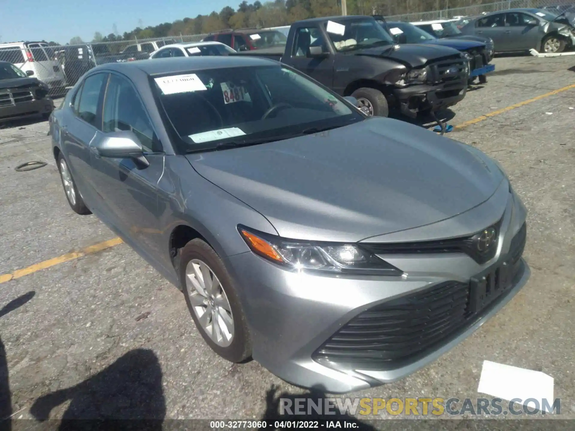 1 Photograph of a damaged car 4T1B11HK7KU185530 TOYOTA CAMRY 2019