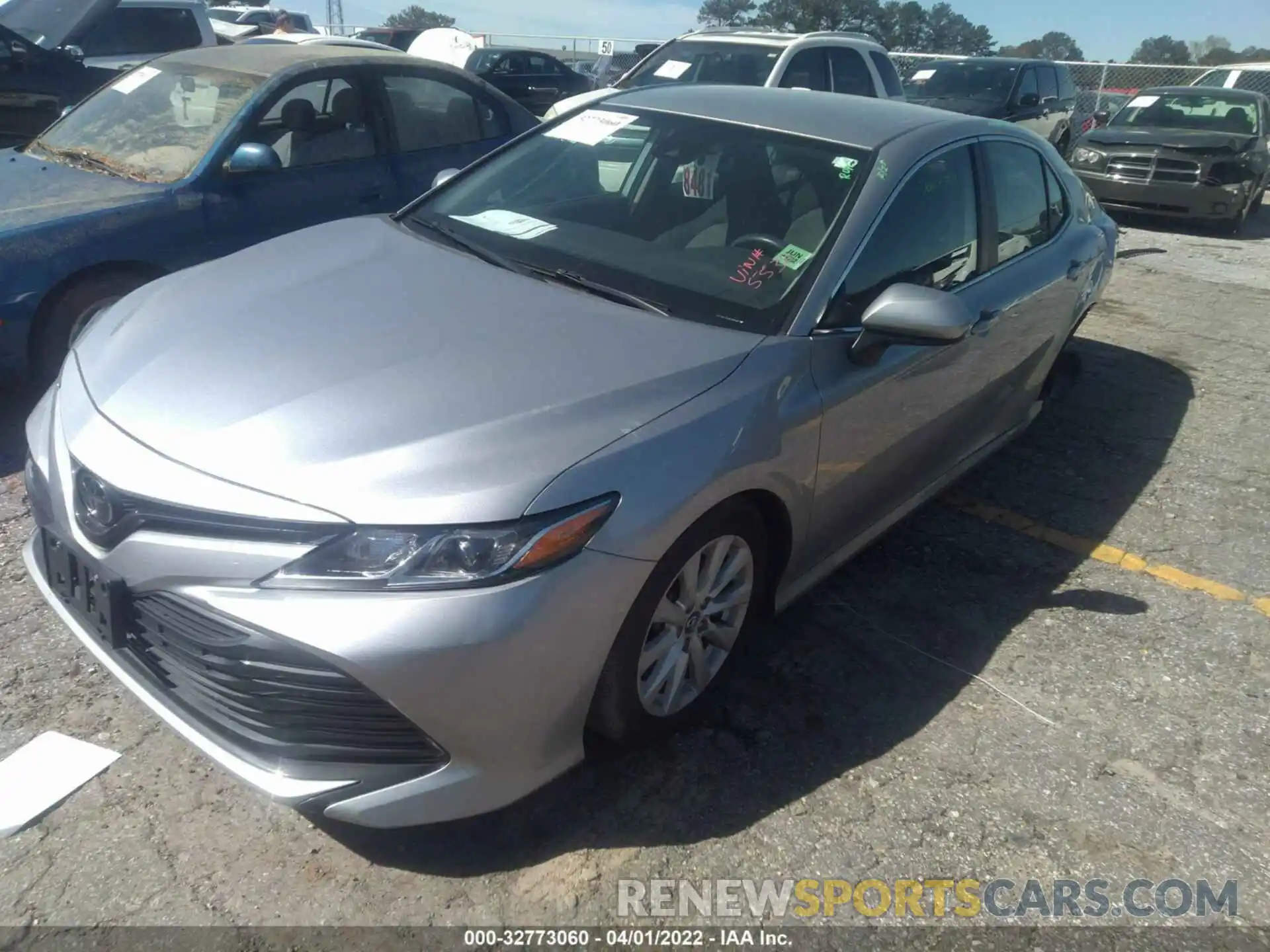 2 Photograph of a damaged car 4T1B11HK7KU185530 TOYOTA CAMRY 2019