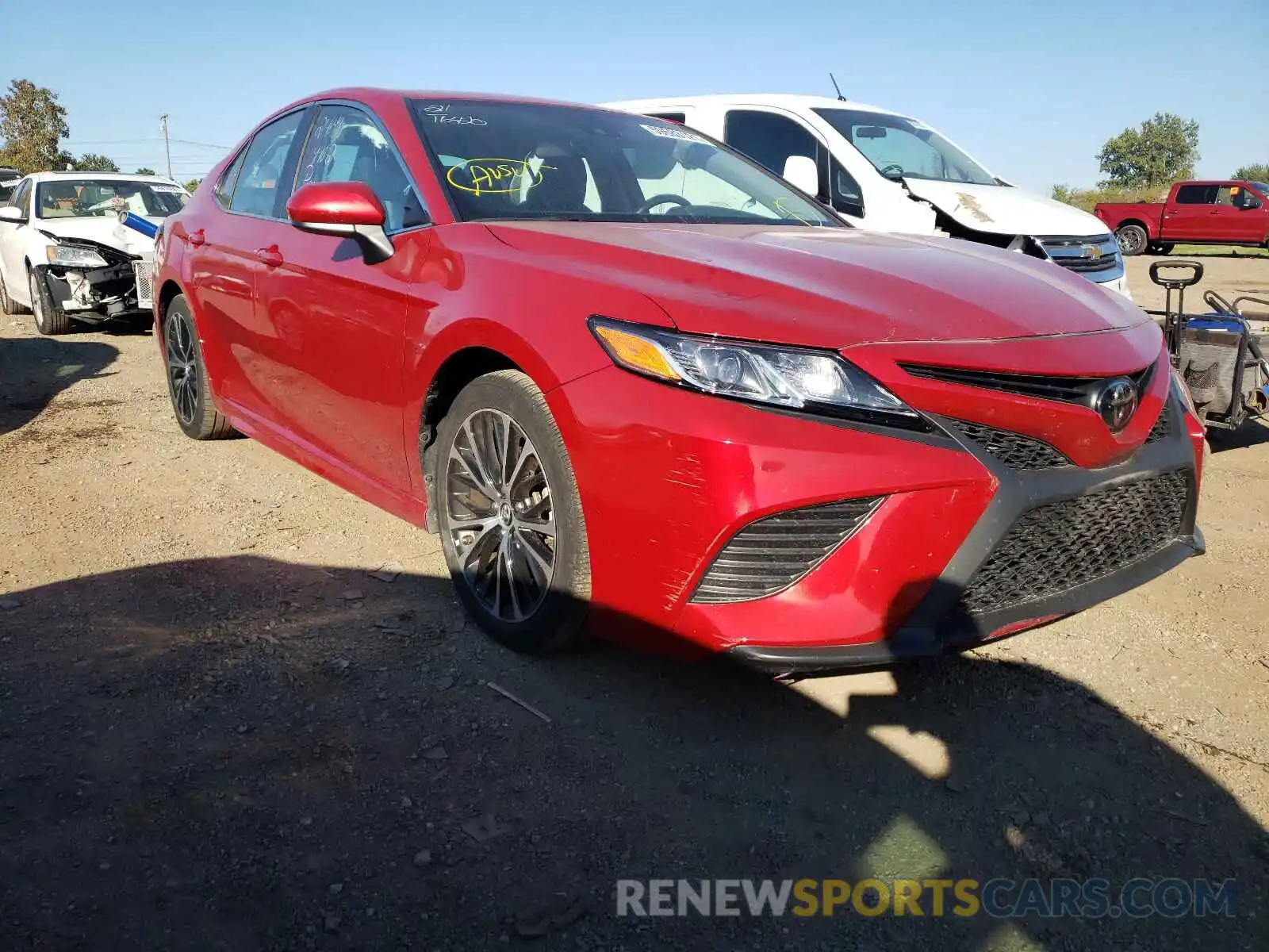 1 Photograph of a damaged car 4T1B11HK7KU188931 TOYOTA CAMRY 2019