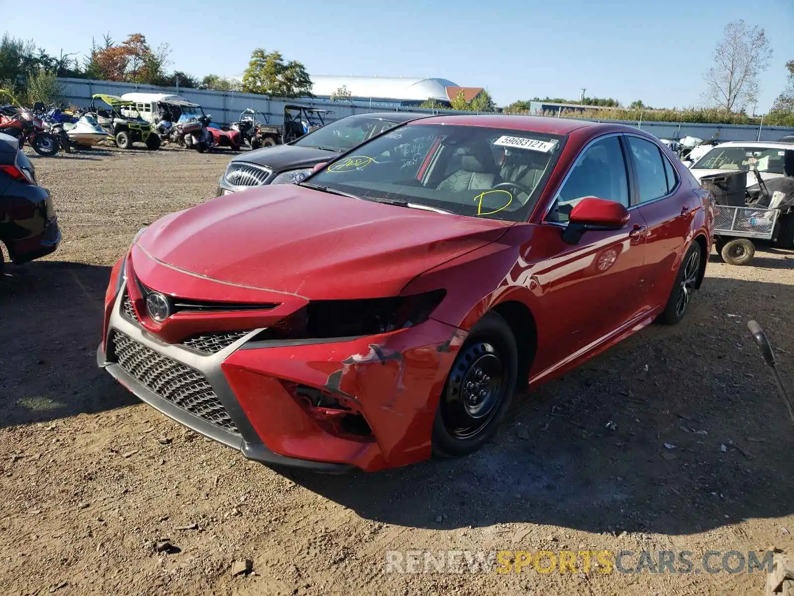 2 Photograph of a damaged car 4T1B11HK7KU188931 TOYOTA CAMRY 2019