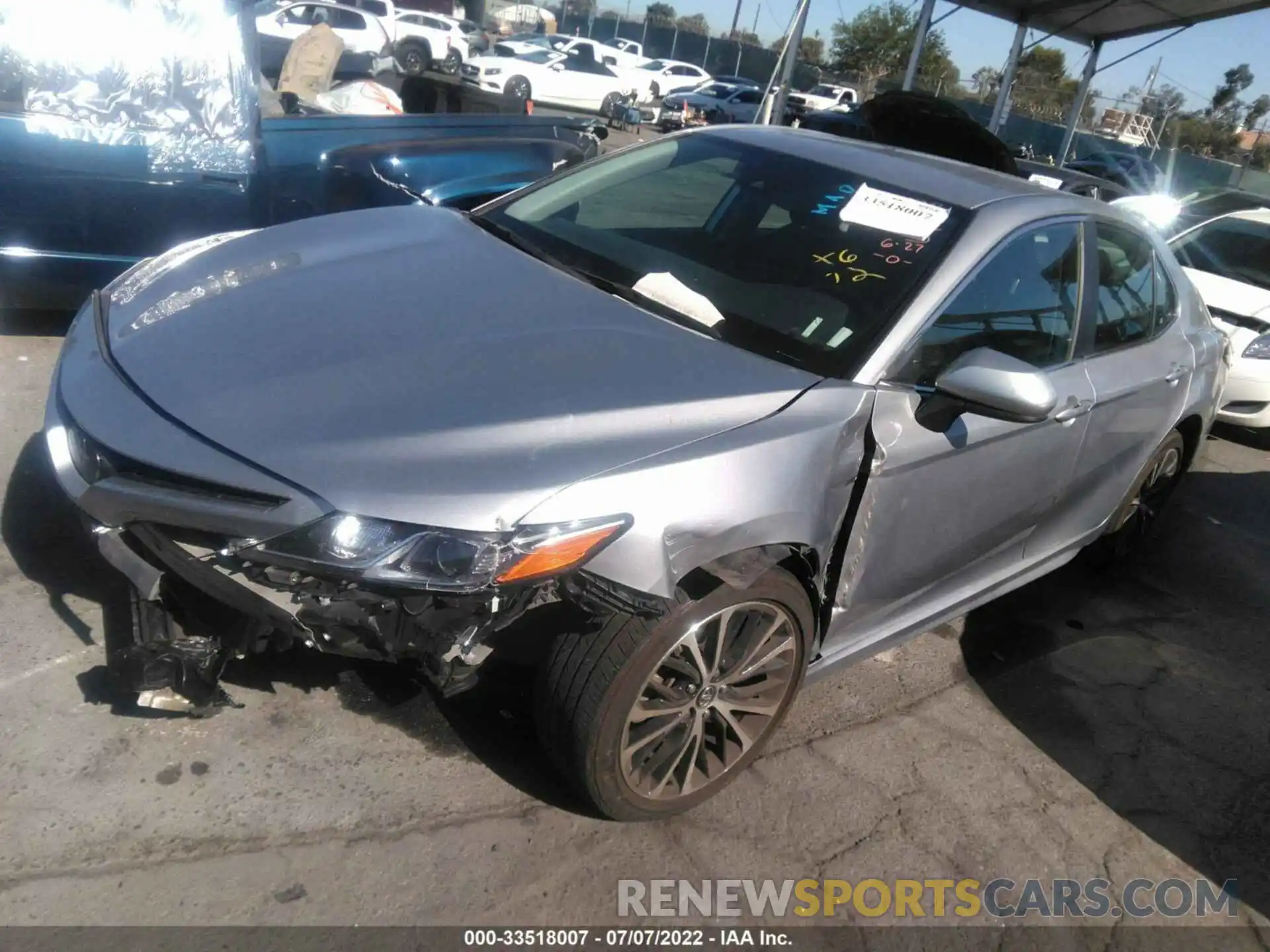 2 Photograph of a damaged car 4T1B11HK7KU189691 TOYOTA CAMRY 2019