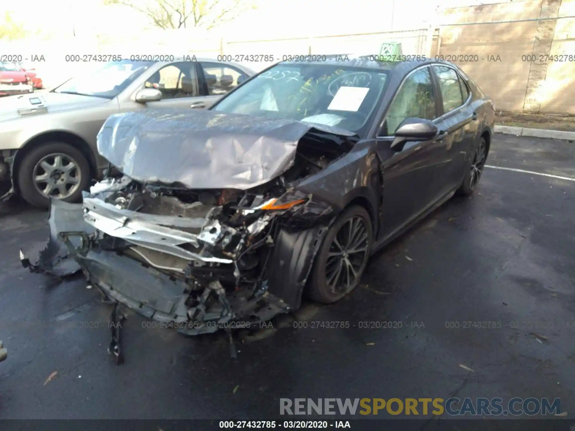 2 Photograph of a damaged car 4T1B11HK7KU190257 TOYOTA CAMRY 2019