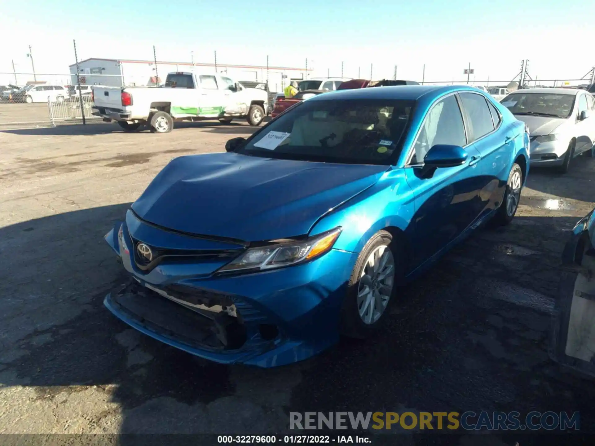 2 Photograph of a damaged car 4T1B11HK7KU191408 TOYOTA CAMRY 2019