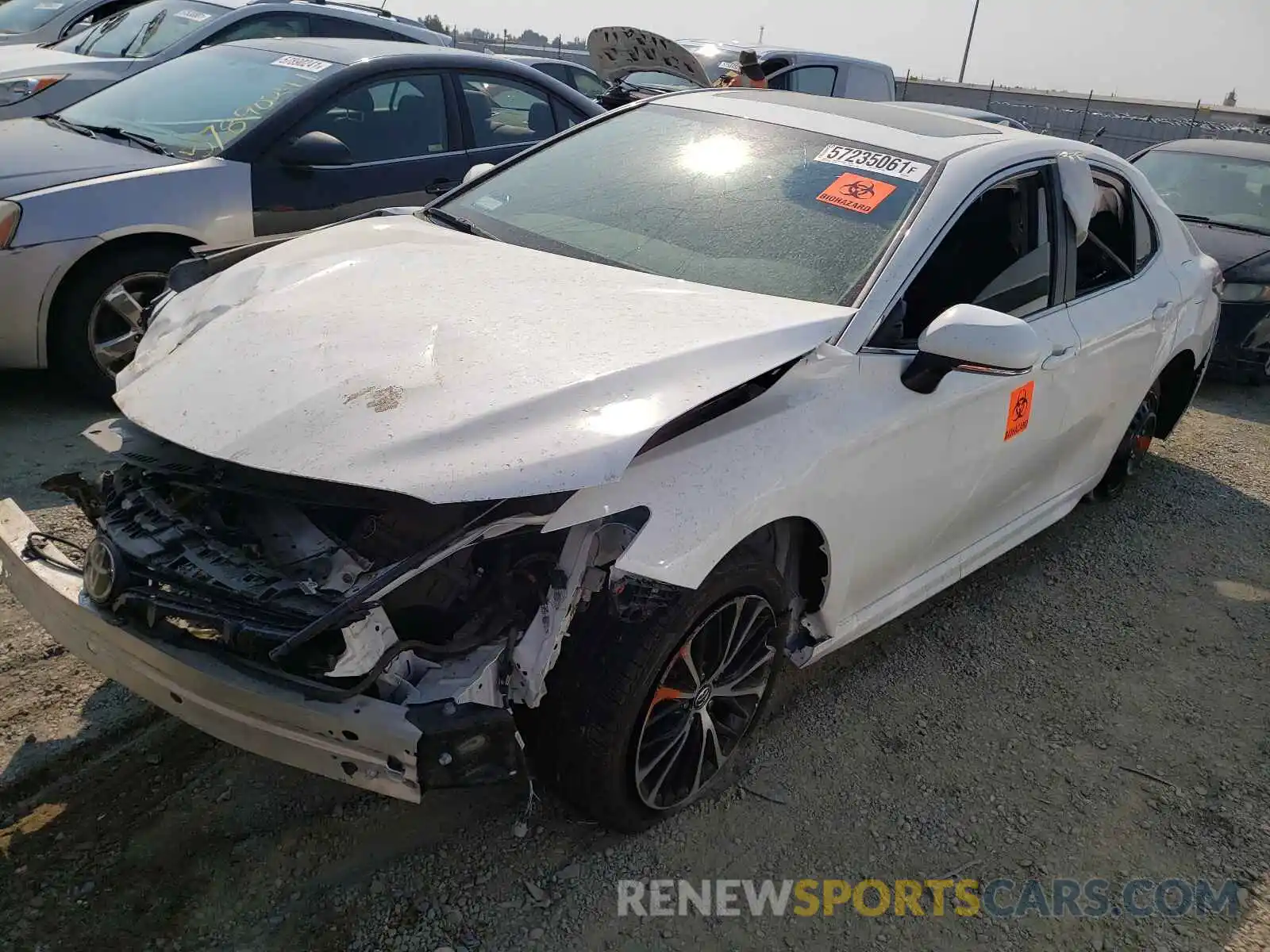 2 Photograph of a damaged car 4T1B11HK7KU191540 TOYOTA CAMRY 2019