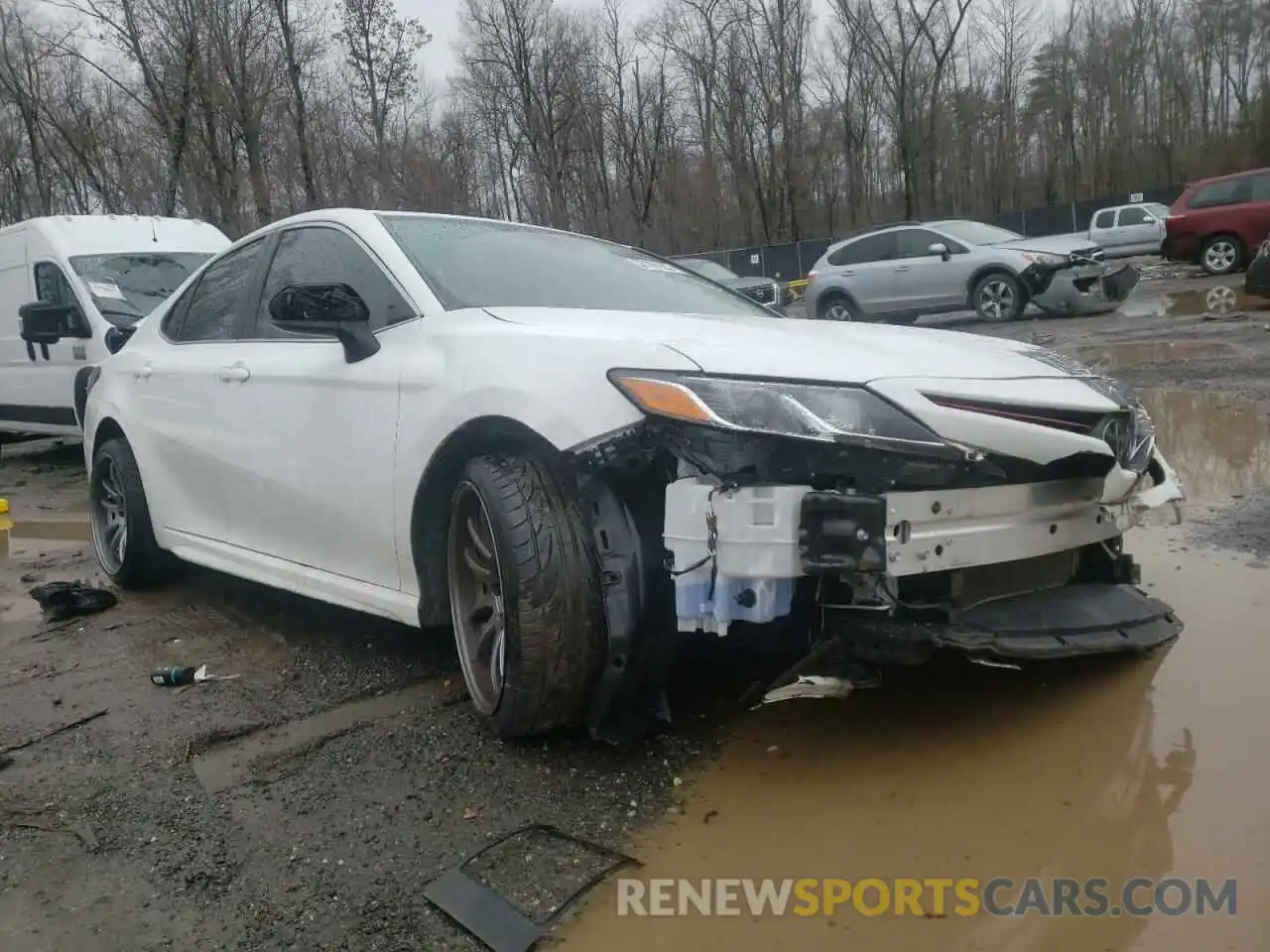 1 Photograph of a damaged car 4T1B11HK7KU192008 TOYOTA CAMRY 2019