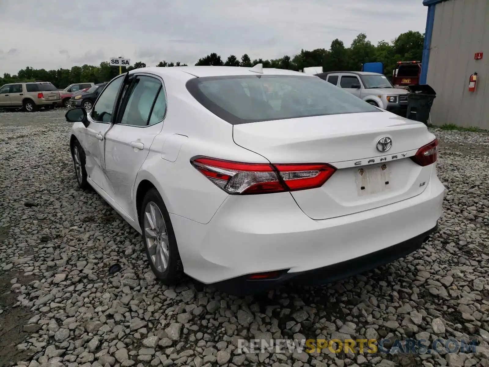 3 Photograph of a damaged car 4T1B11HK7KU193028 TOYOTA CAMRY 2019