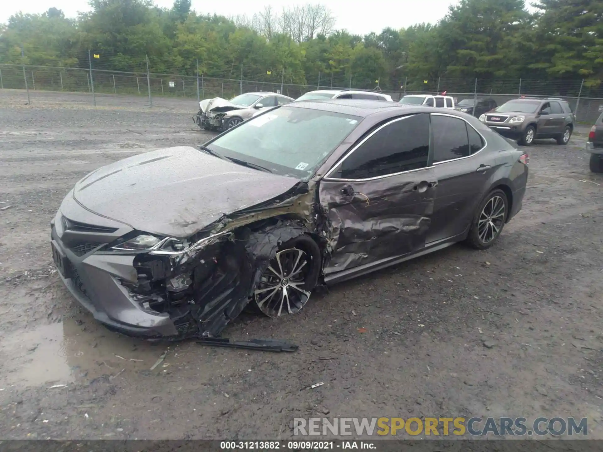 2 Photograph of a damaged car 4T1B11HK7KU193935 TOYOTA CAMRY 2019