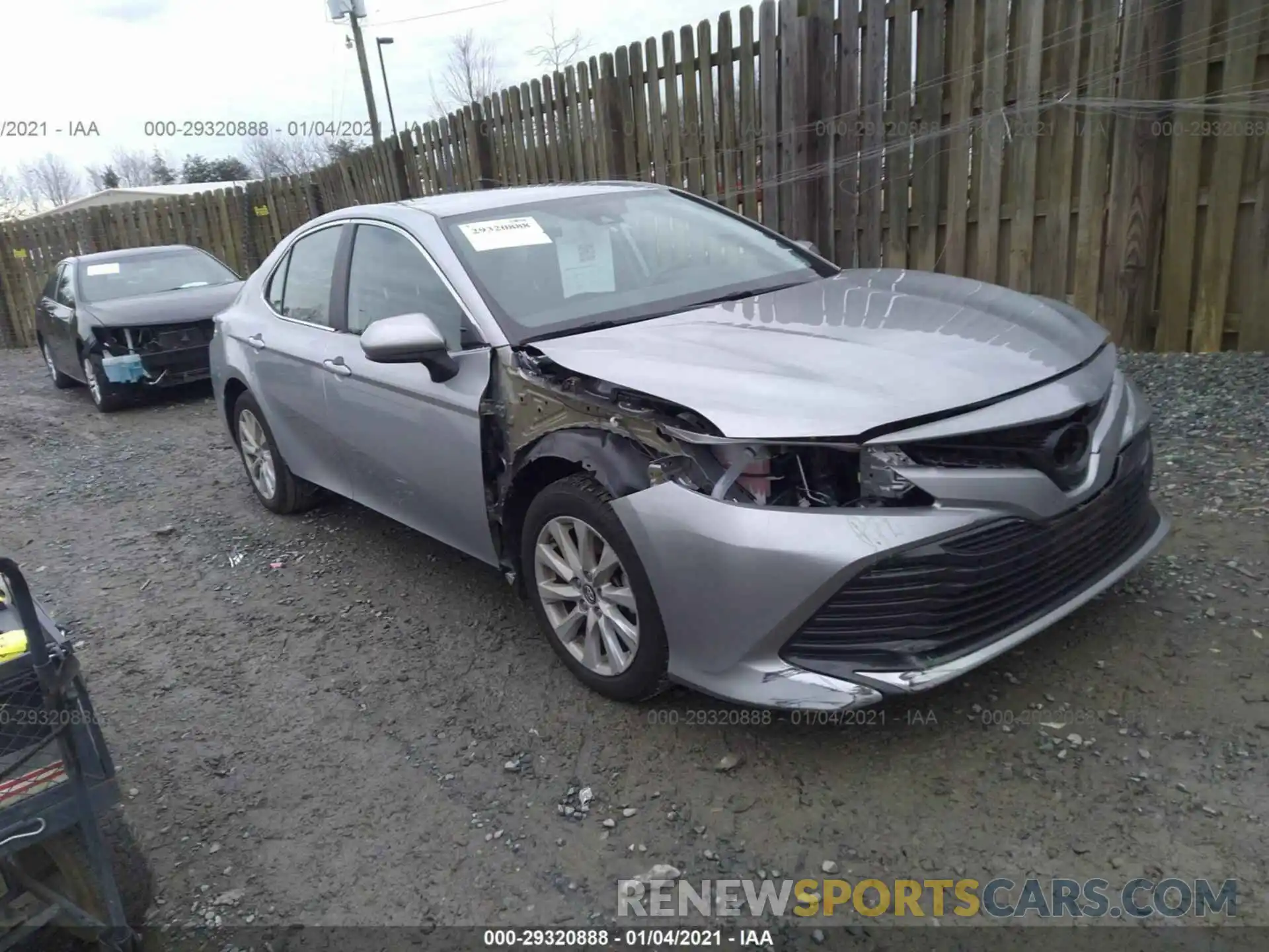 1 Photograph of a damaged car 4T1B11HK7KU194115 TOYOTA CAMRY 2019