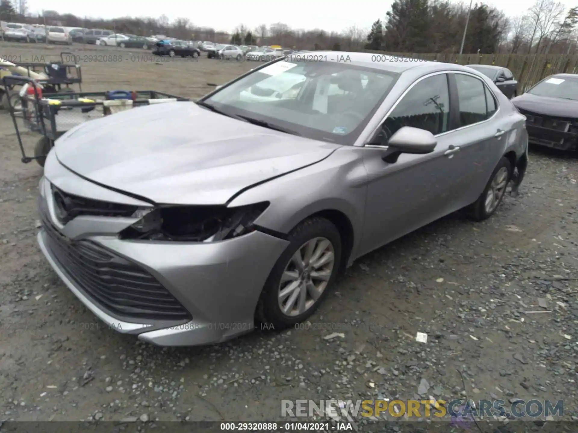 2 Photograph of a damaged car 4T1B11HK7KU194115 TOYOTA CAMRY 2019