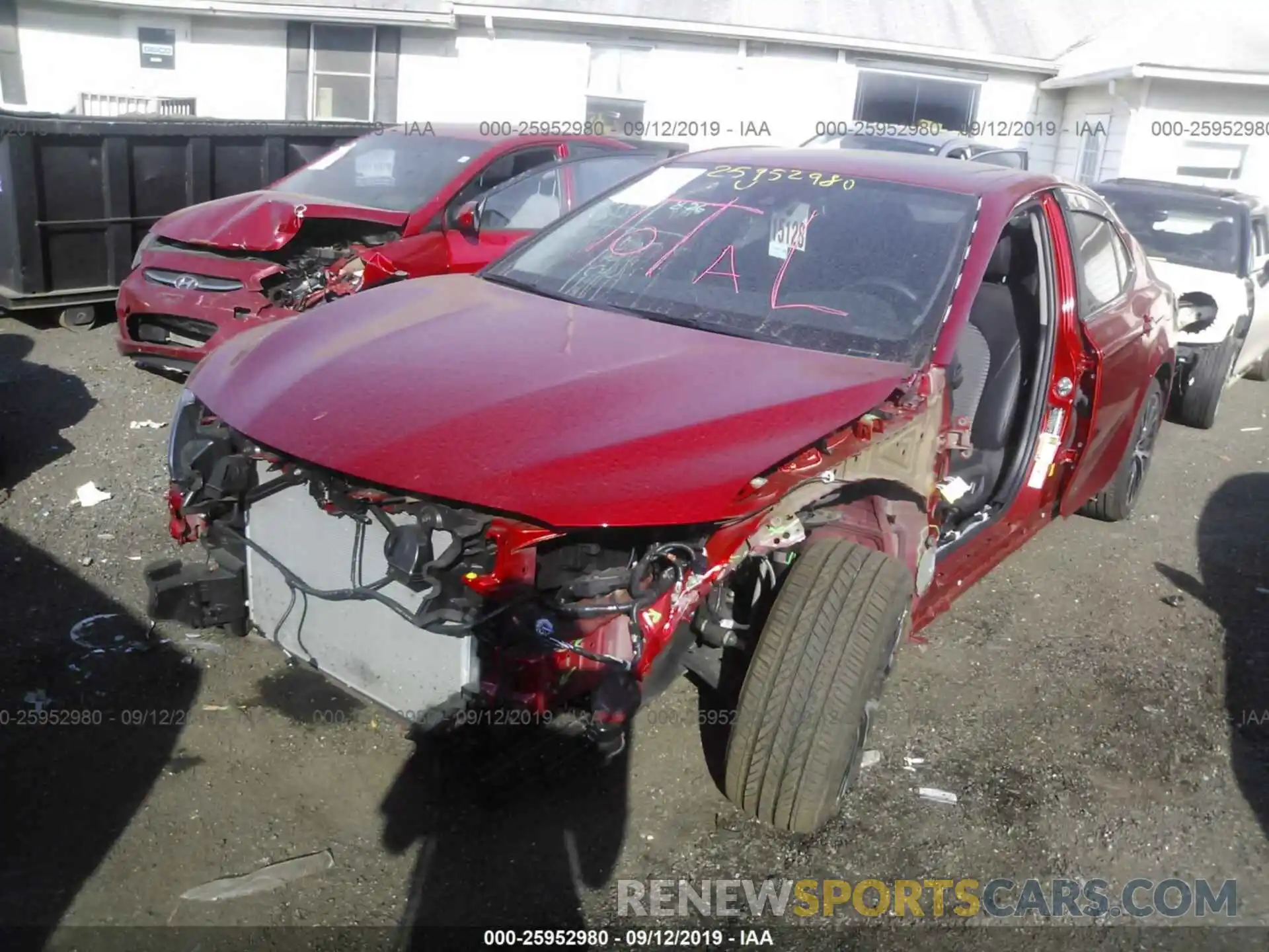 2 Photograph of a damaged car 4T1B11HK7KU194289 TOYOTA CAMRY 2019